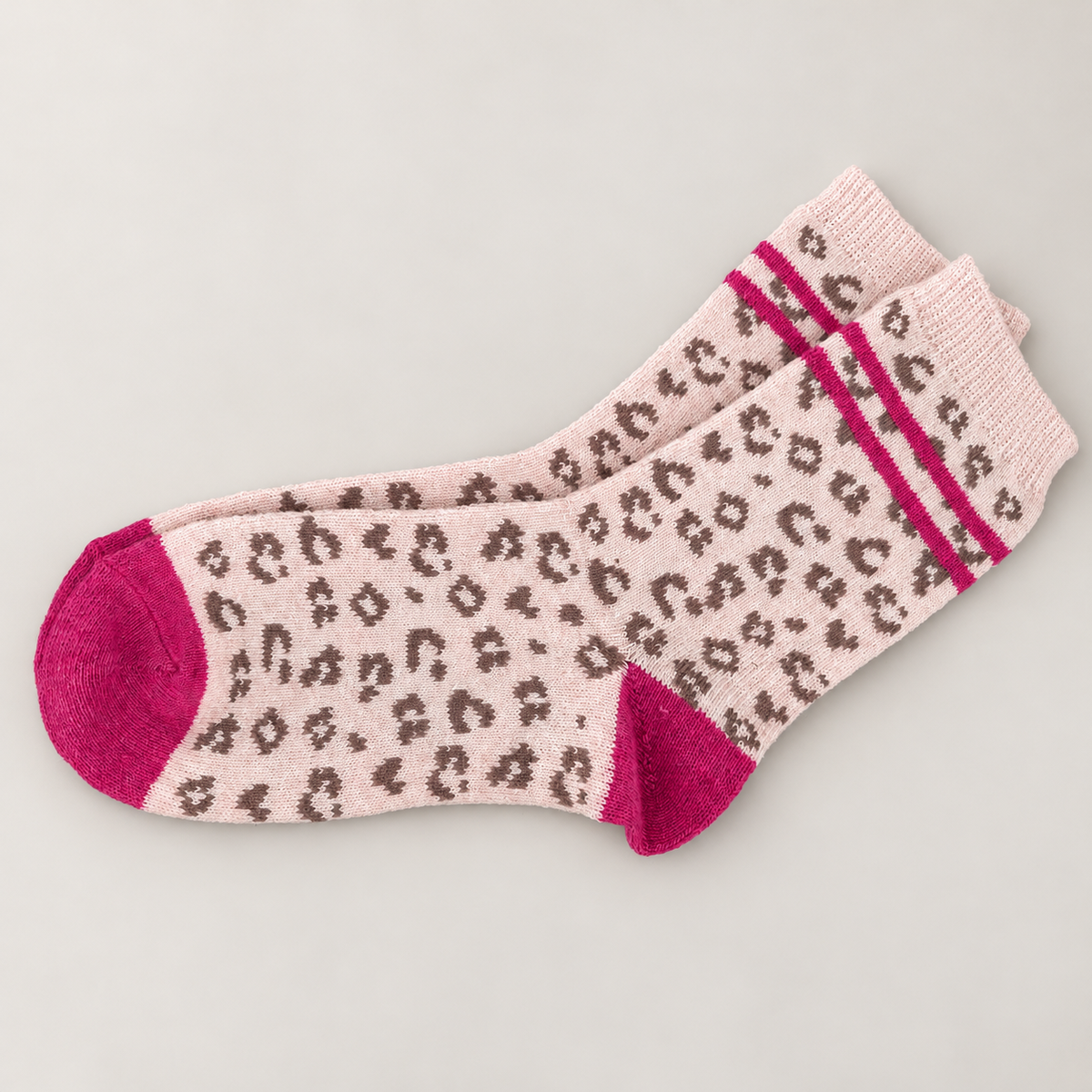 Leo-Socken Lang mit Doppelstreifen | Socken