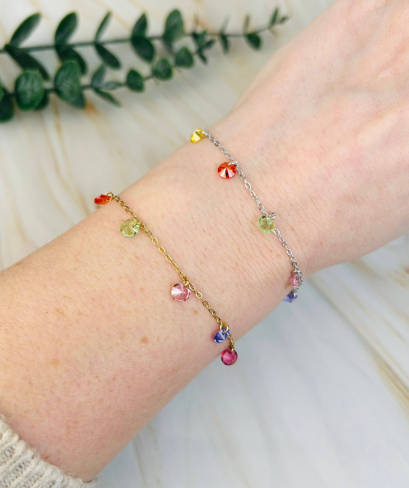 Bunte Steine | Armband – HAAR-ANKER