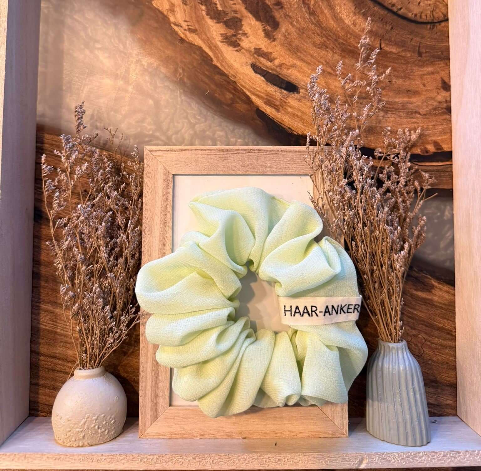 Chiffon Zitrone | Scrunchie – HAAR-ANKER