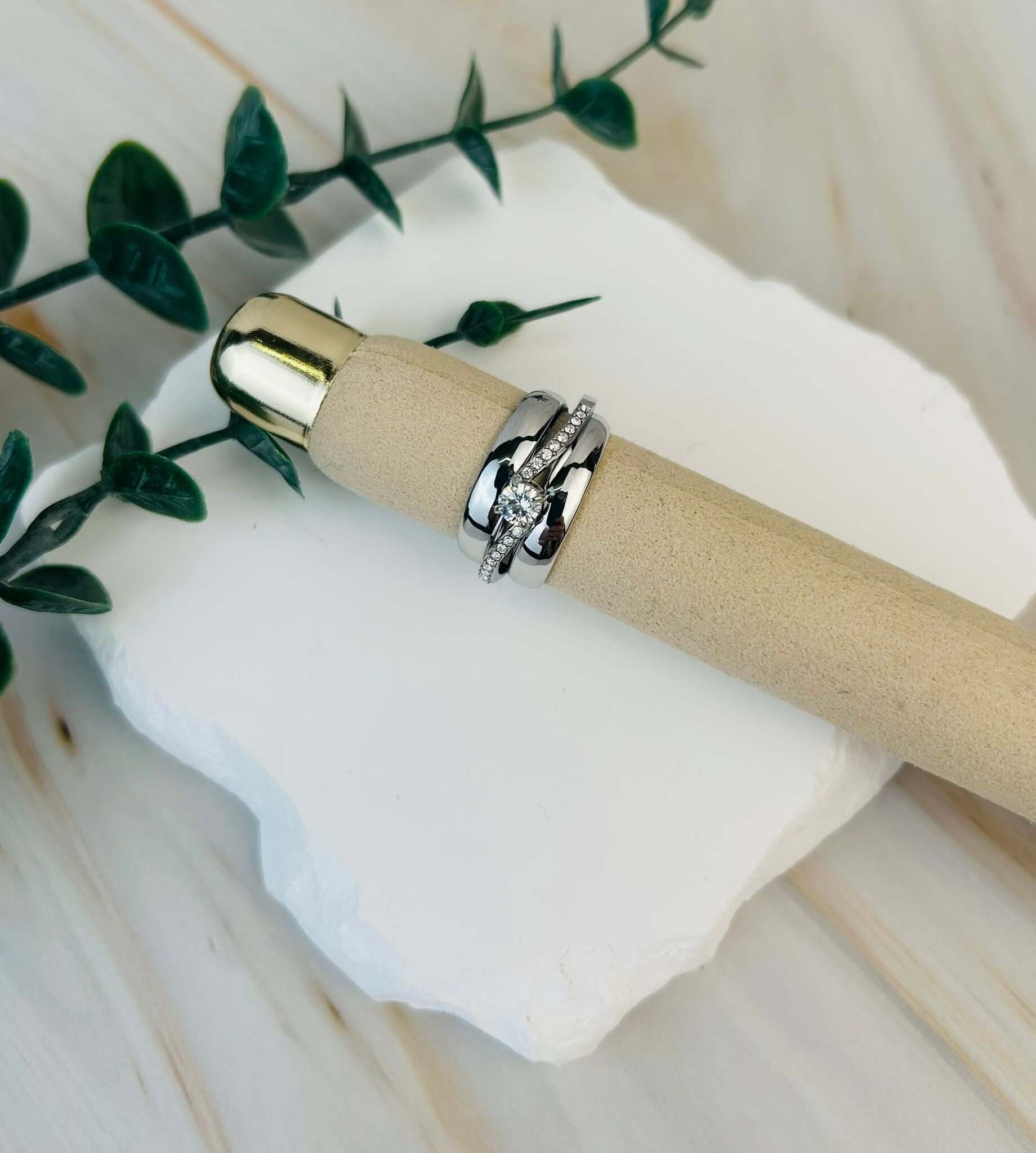 Ring mit Steinen | Ring – HAAR-ANKER