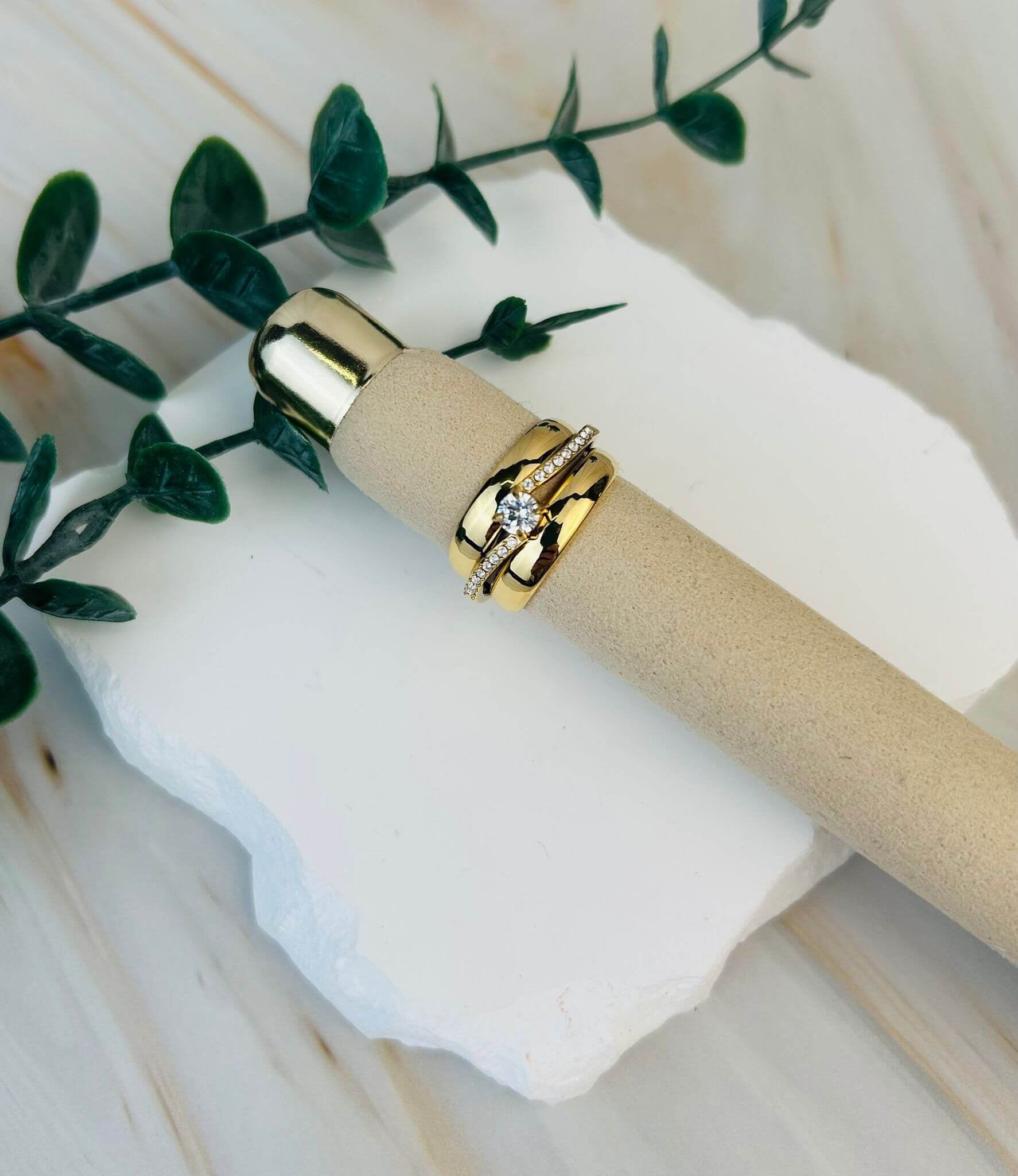 Ring mit Steinen | Ring – HAAR-ANKER