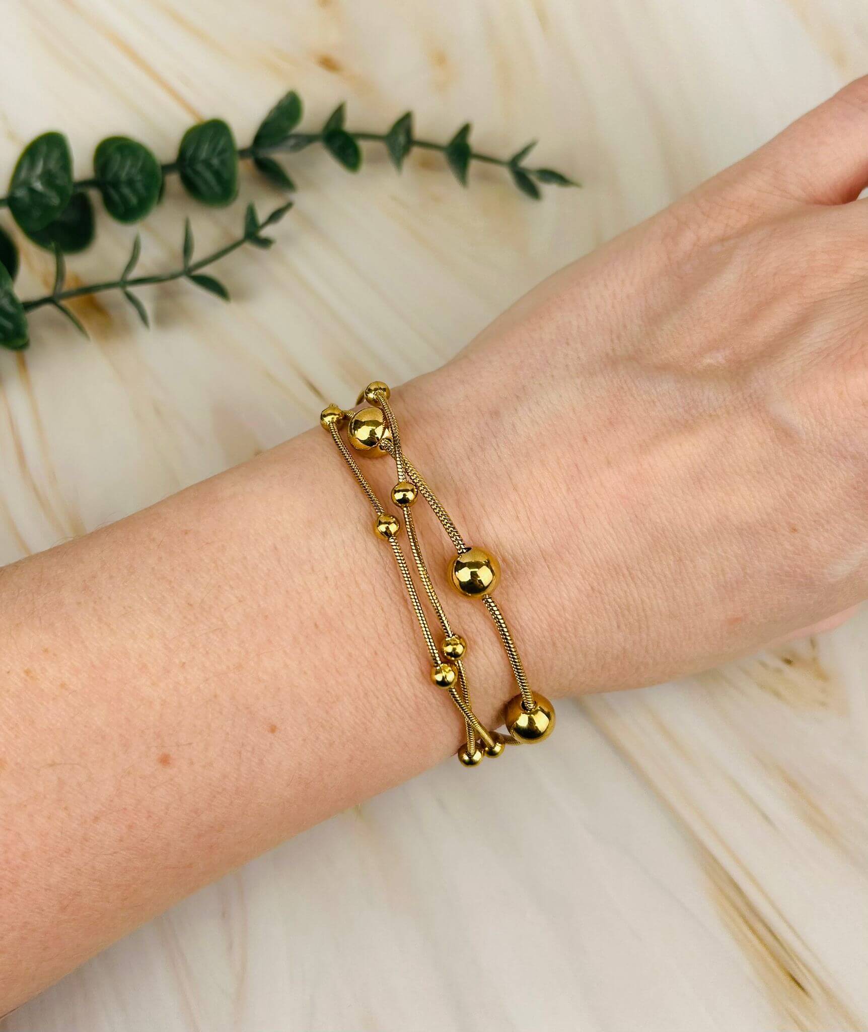 Dreierarmband Bubble | Armband | HAAR-ANKER