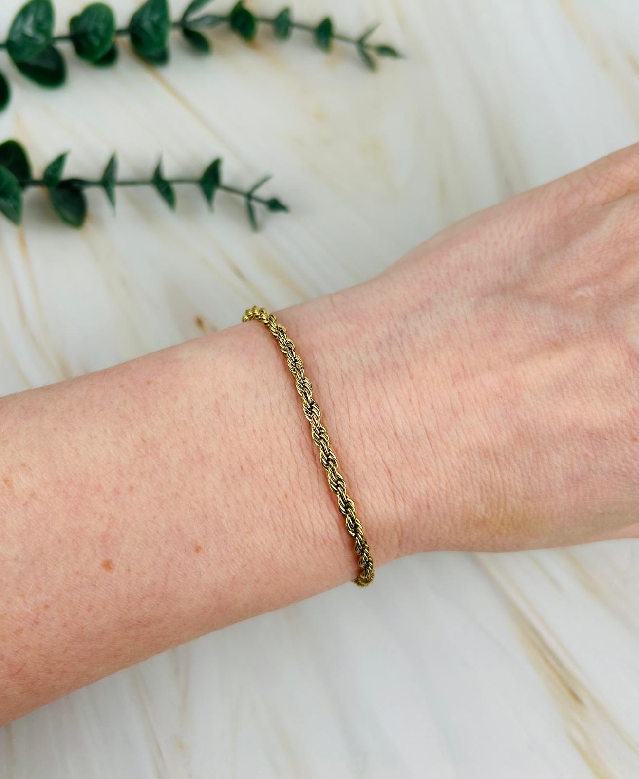 Armband 'Swirl' vergoldet | Armband Nr. 35