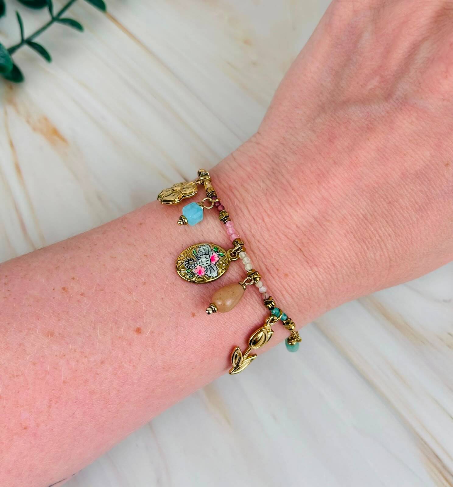 Armband 'Elephant' | Armband Nr. 54 / HAAR-ANKER
