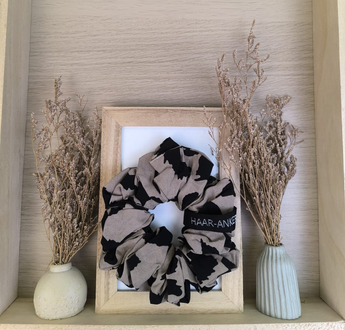 Leo-Kollektion – Viskose | XXL-Scrunchie