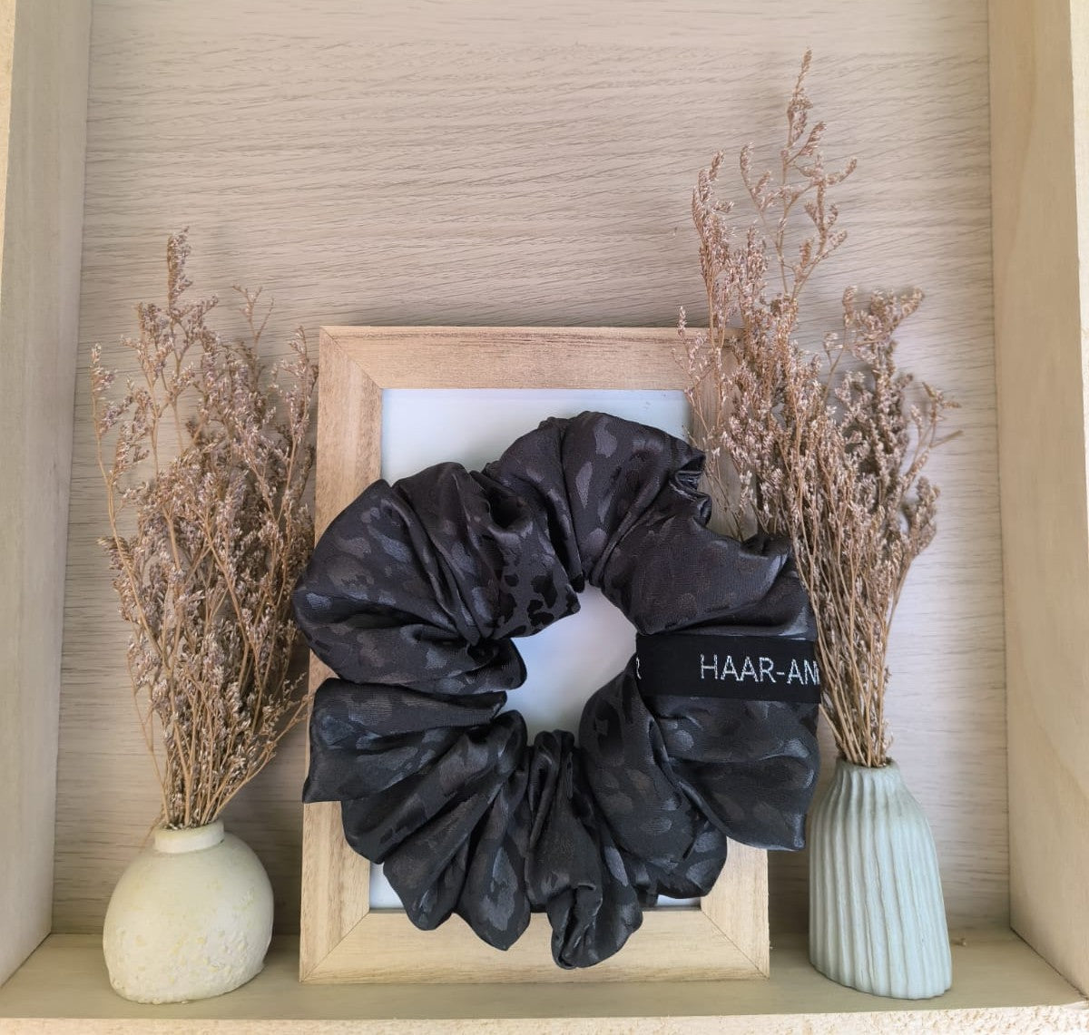 Leo-Kollektion – Satin | XXL-Scrunchie
