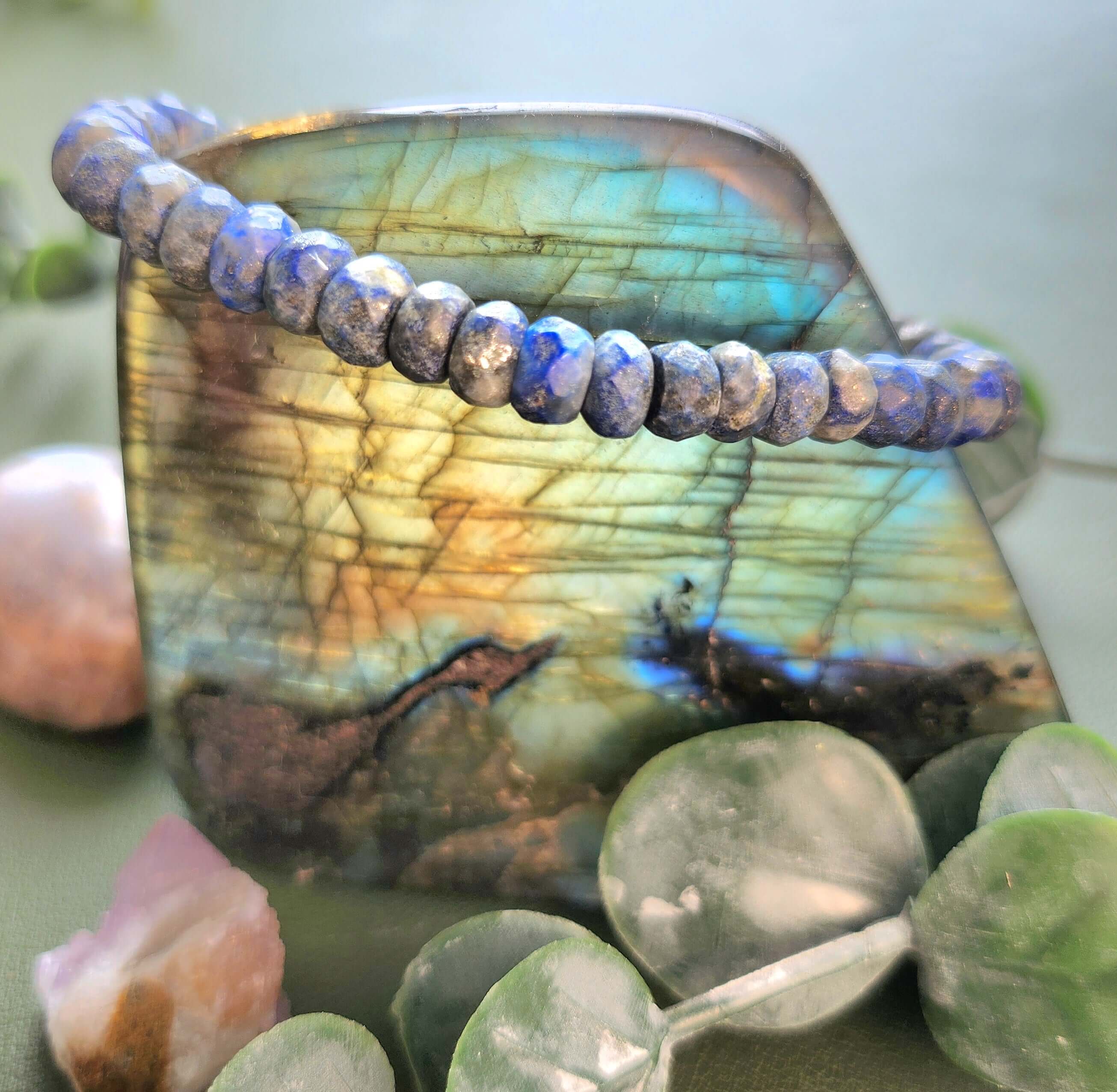 Lapislazuli facettiert AA | Kugelarmband | HAAR-ANKER