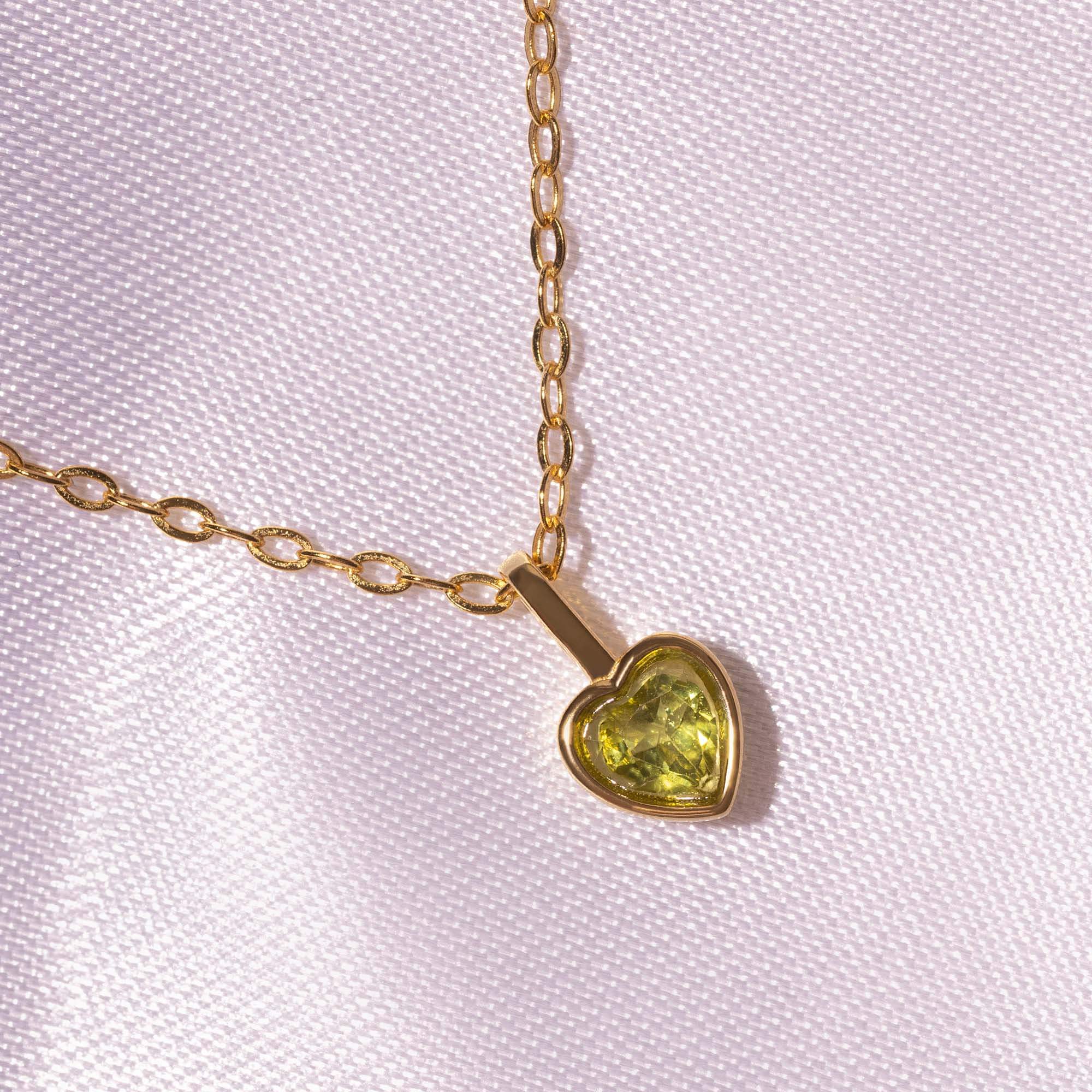 Geburtssteine Herz Gold | Charms / HAAR-ANKER