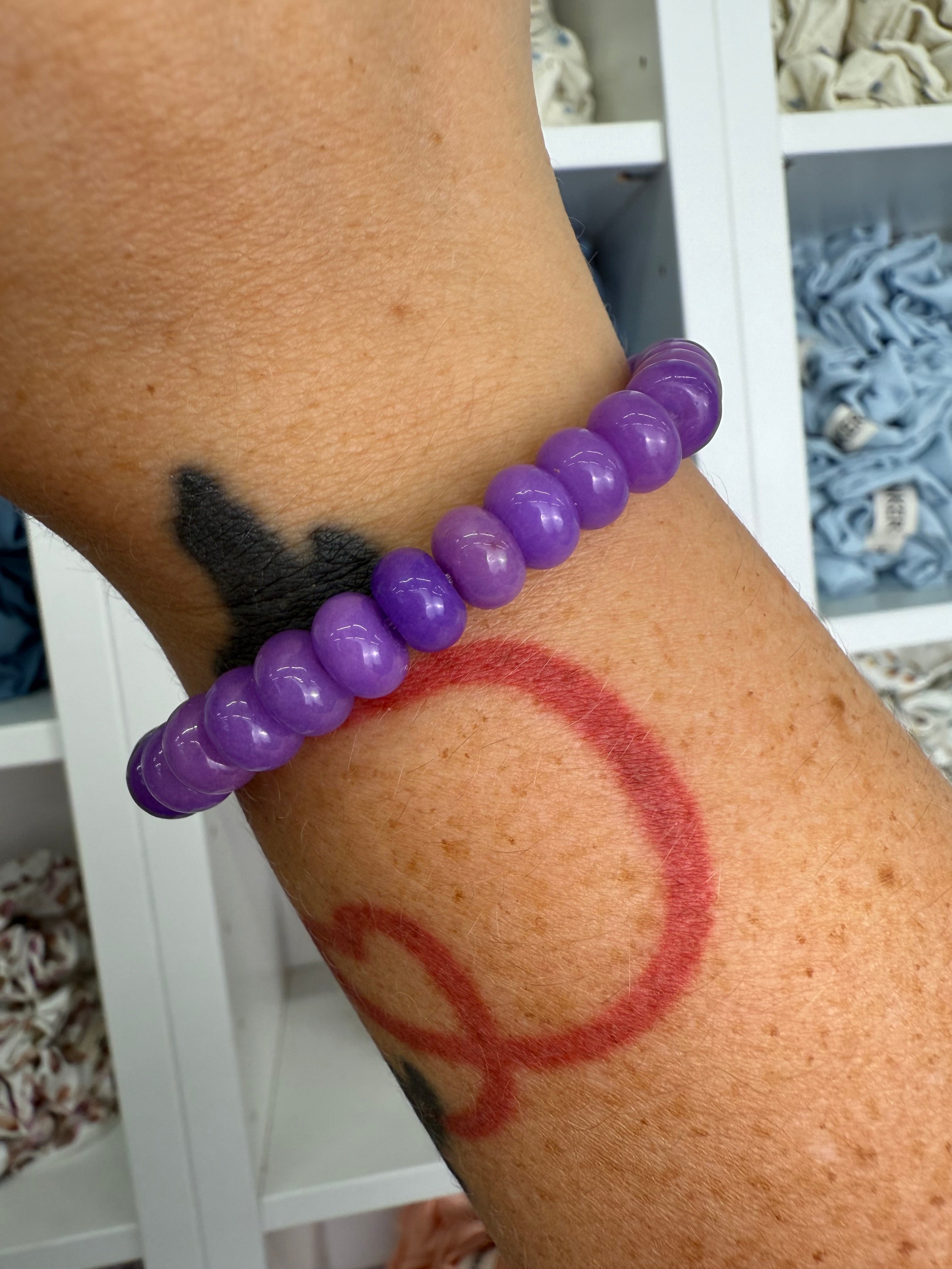 Bergkristall (gefärbt) | Armband