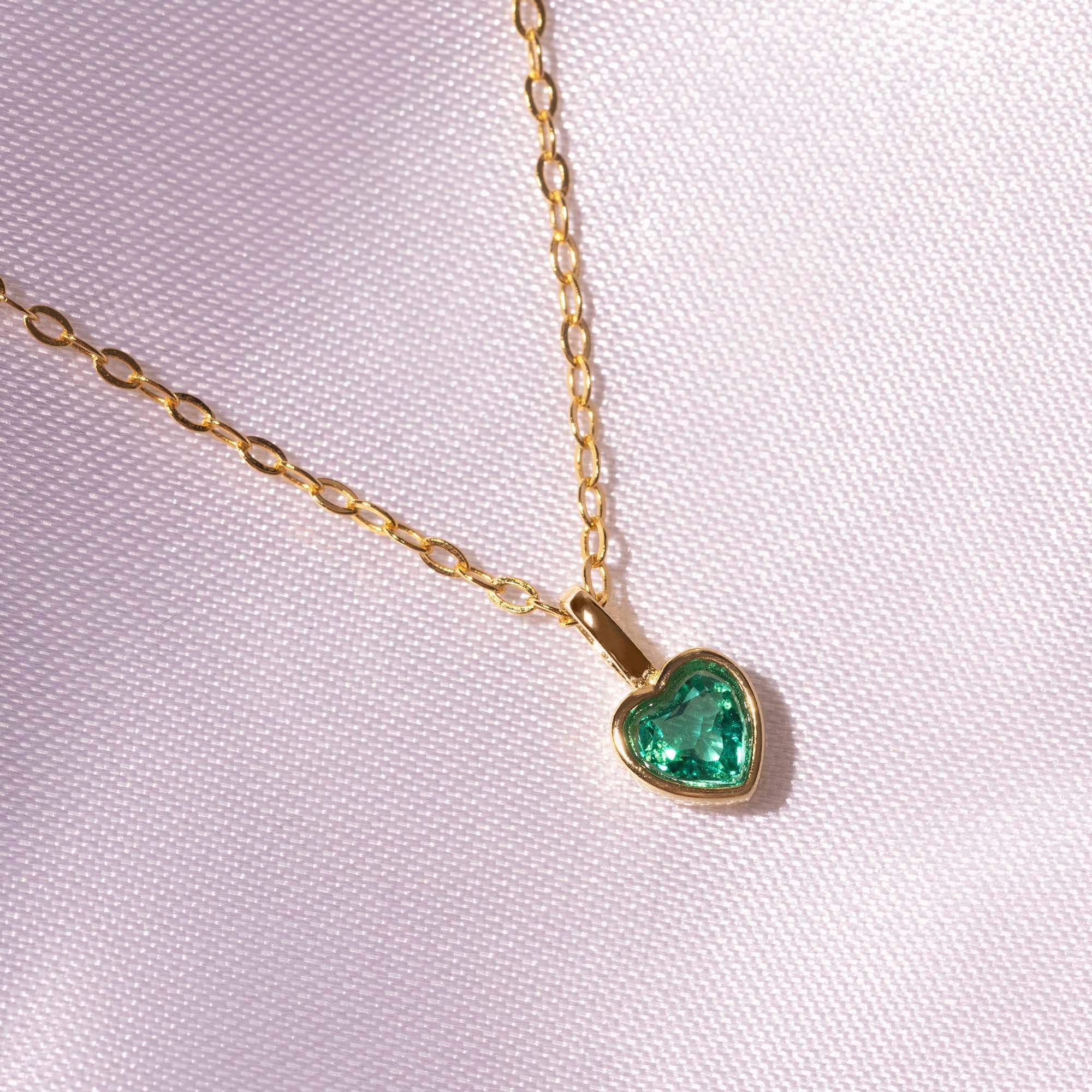 Geburtssteine Herz Gold | Charms / HAAR-ANKER