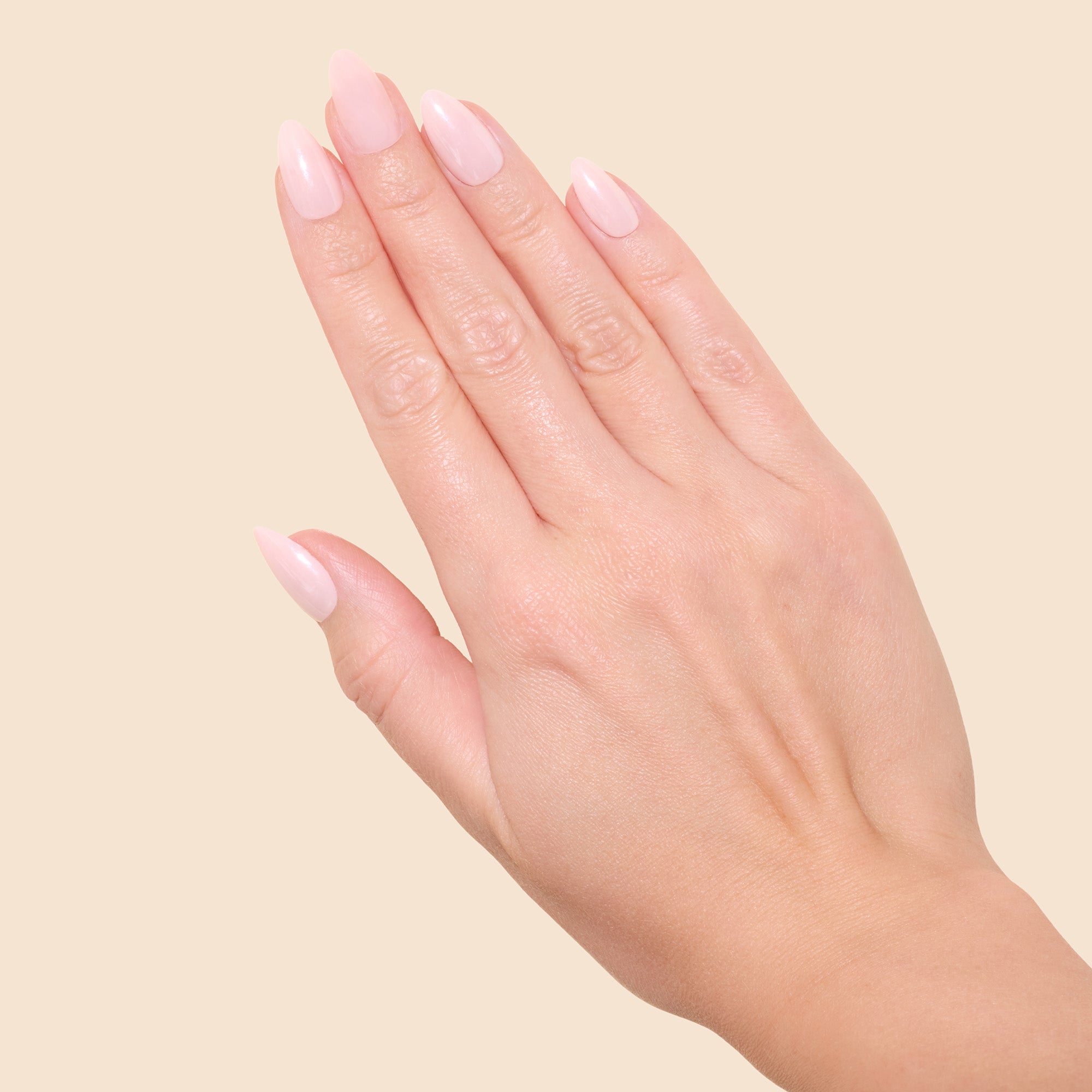 'Ballet Pink' Soft Gel Press Ons | Short Almond