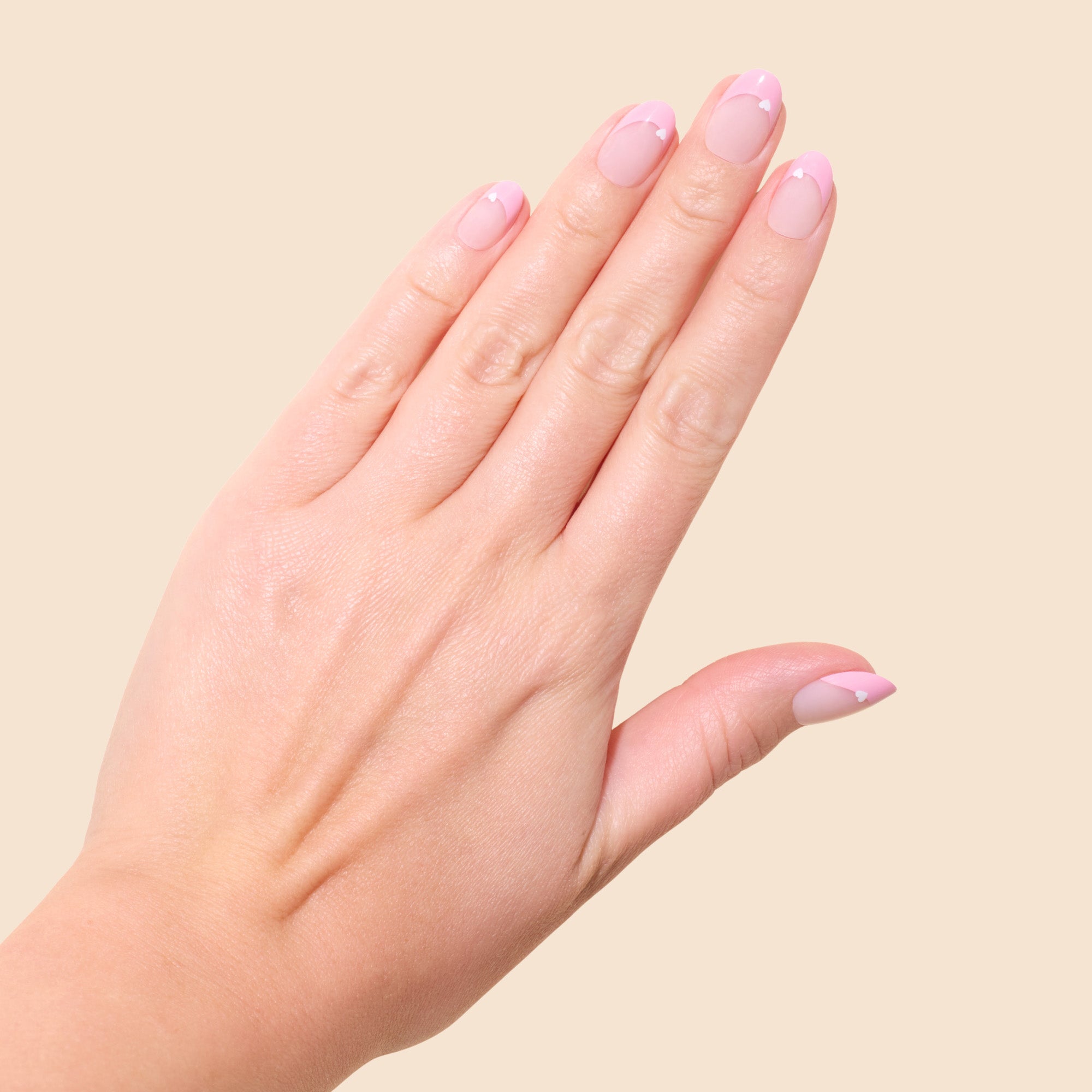 'Pink Promise' Soft Gel Press Ons | Short Round