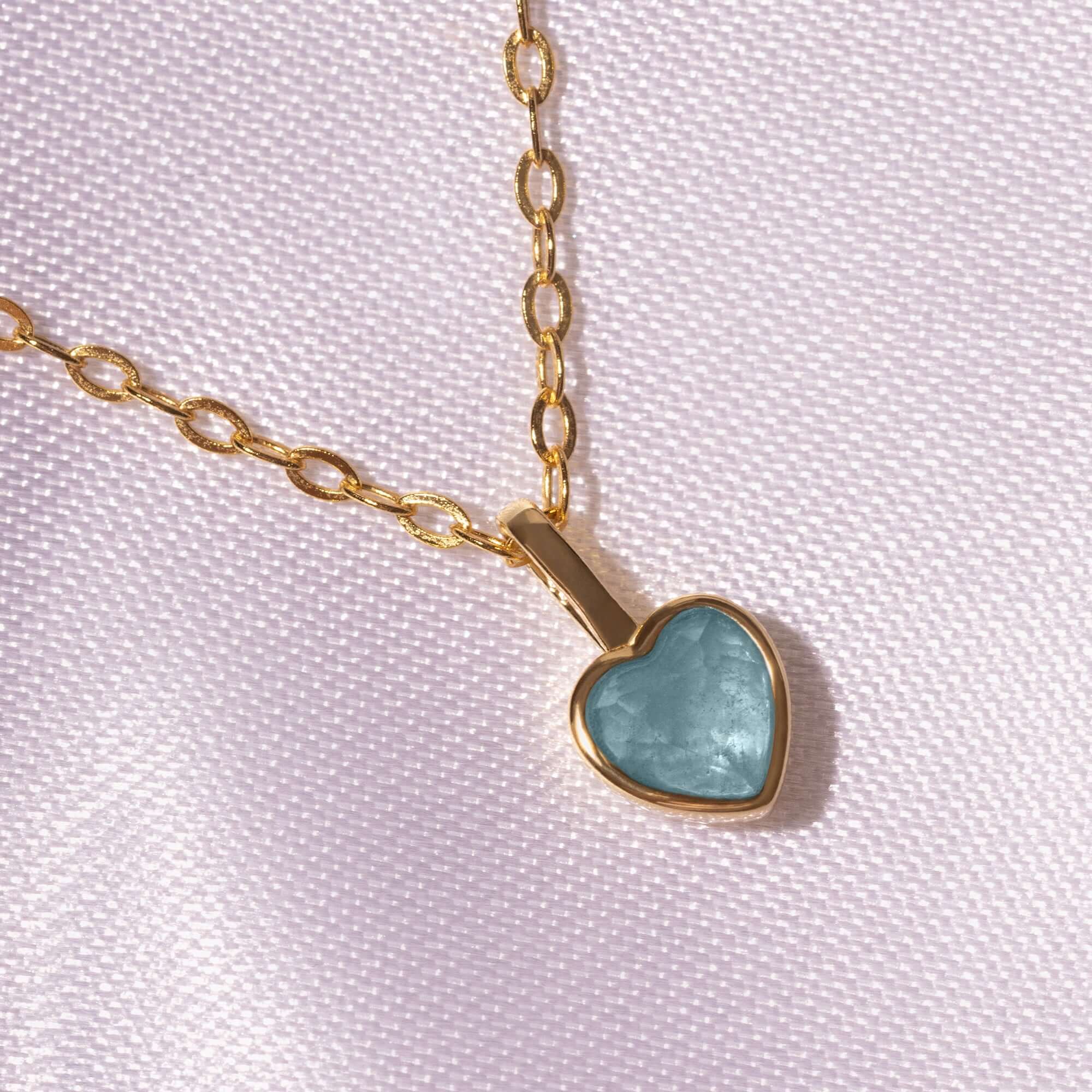 Geburtssteine Herz Gold | Charms / HAAR-ANKER