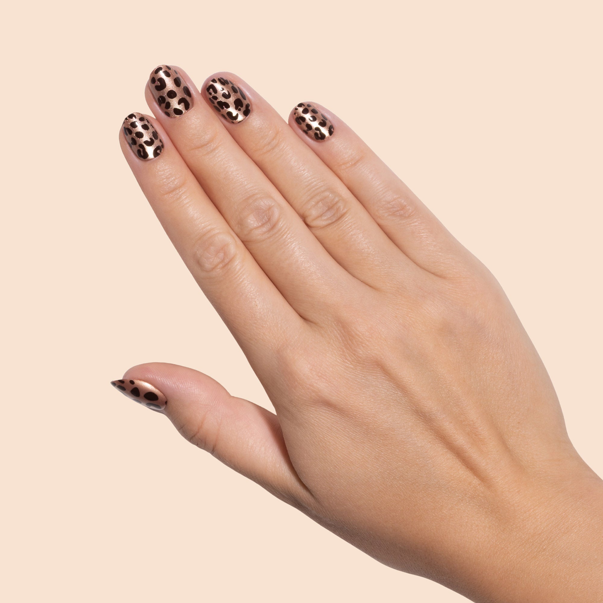 'Leo Round' Soft Gel Press Ons | Medium Round