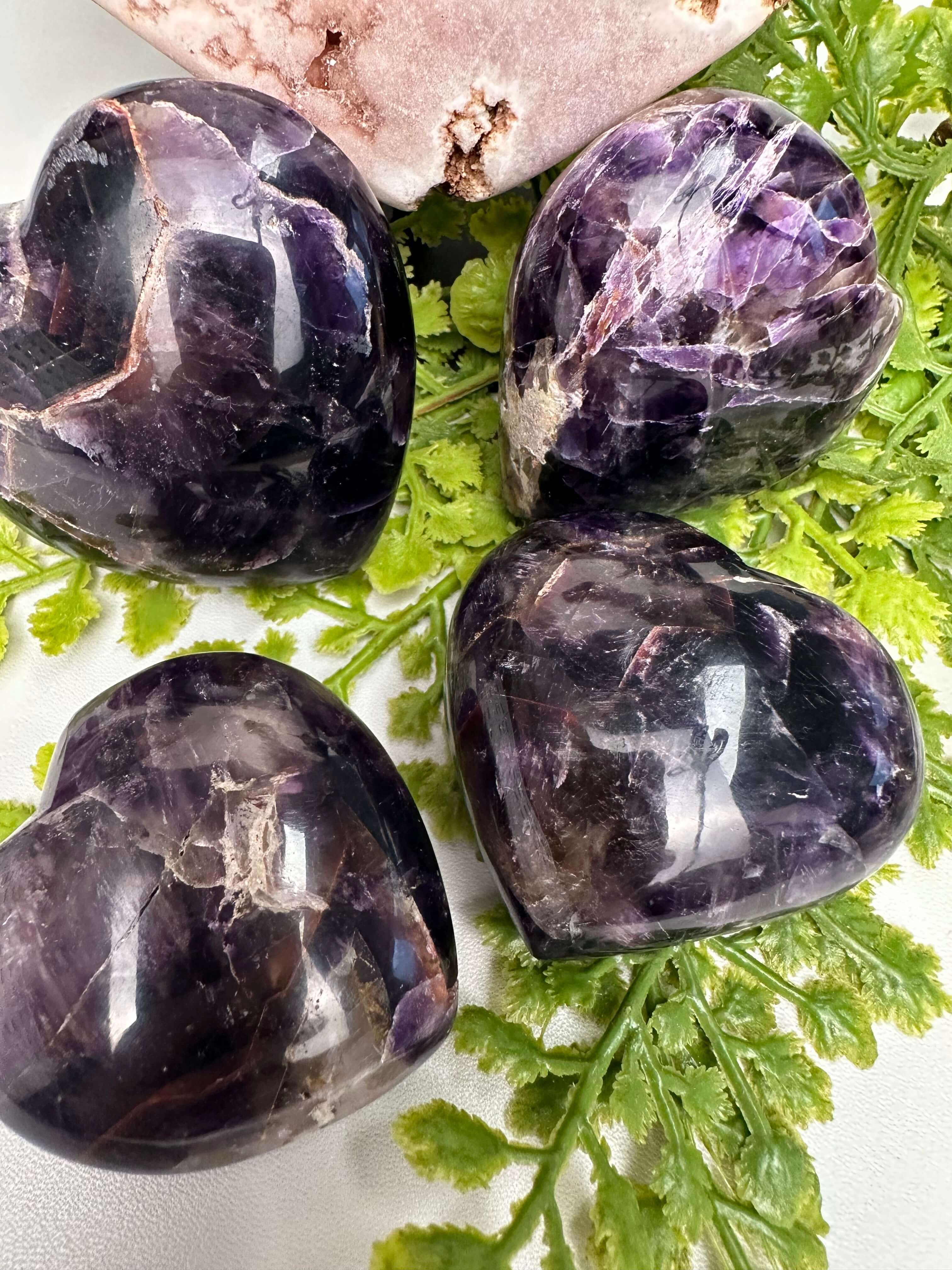 Handschmeichler Amethyst Herz | HAAR-ANKER