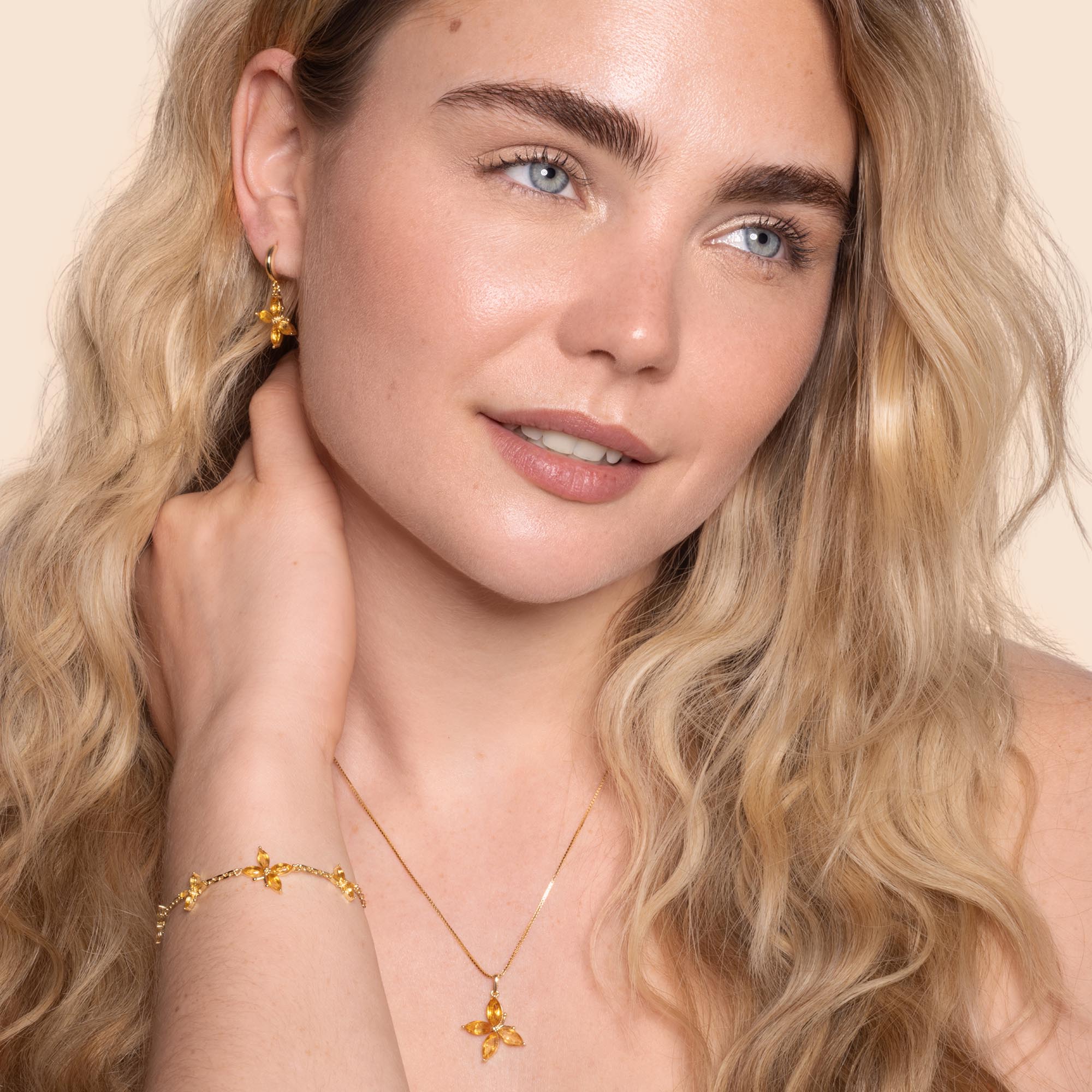 Mix & Match 'Schmetterling mit Edelstein' | Schmuckset