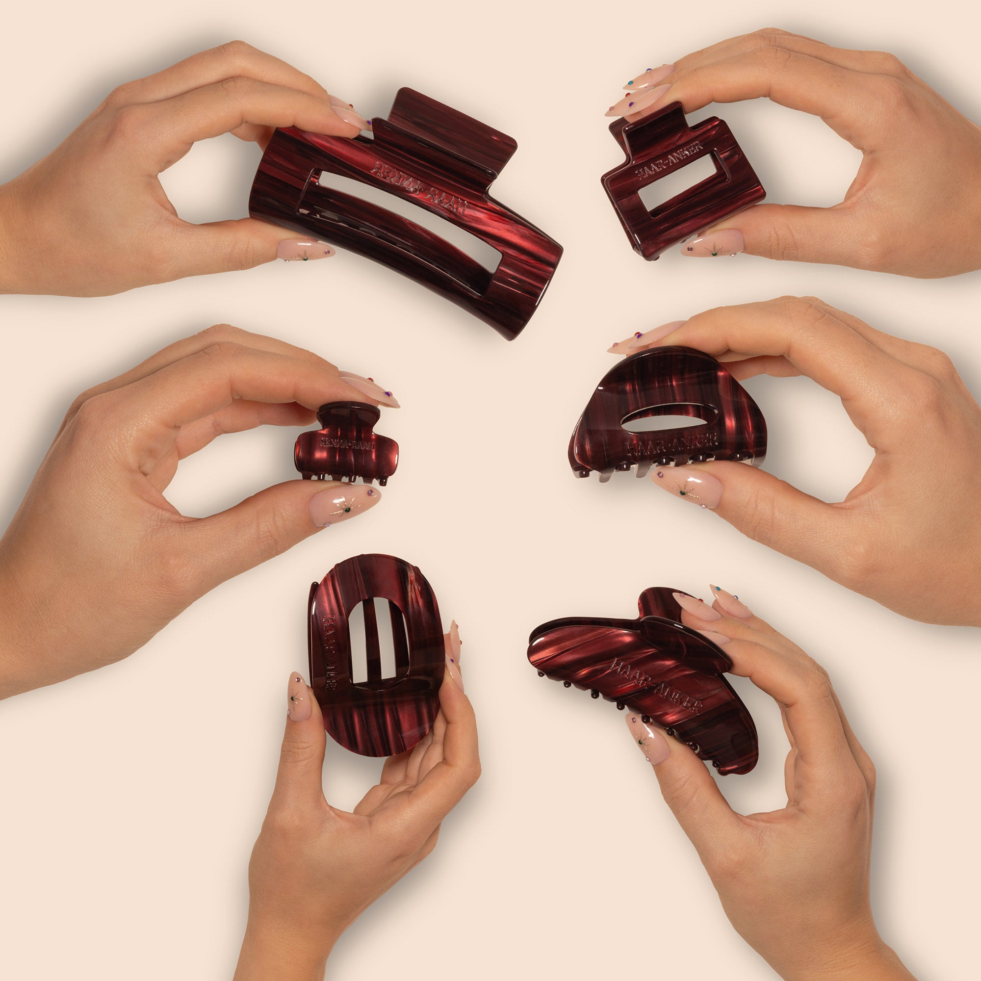 Shining Red | Haarklammer