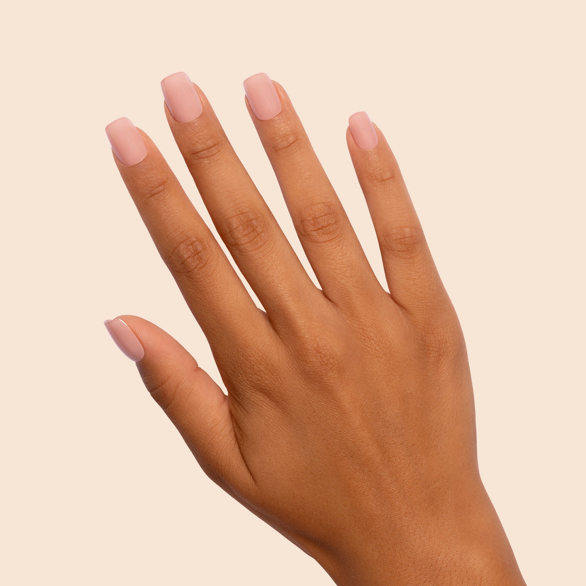 'Pure Powder' Soft Gel Press Ons | Short Square
