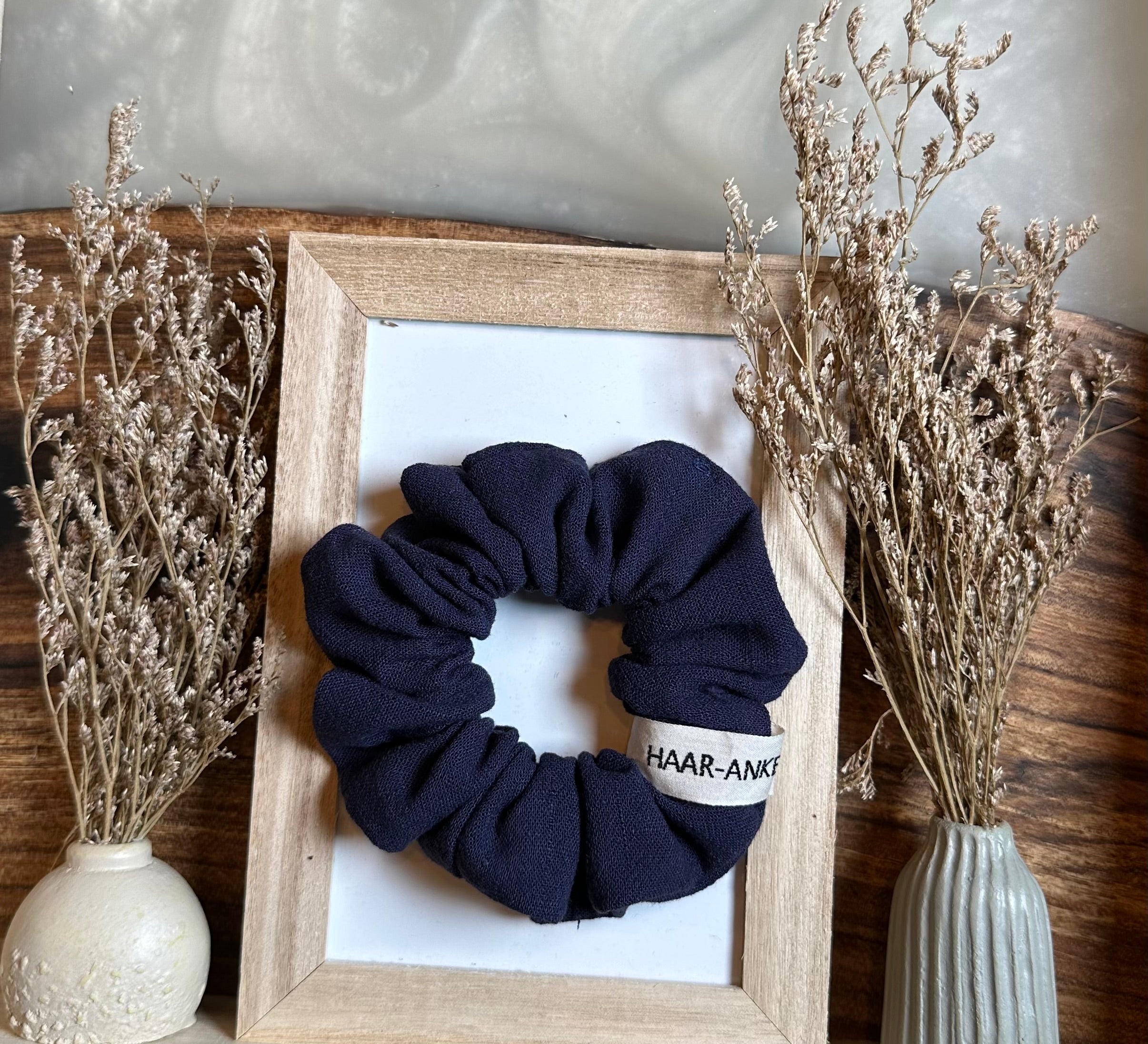 Viskose-Leinen | Scrunchie // HAAR-ANKER