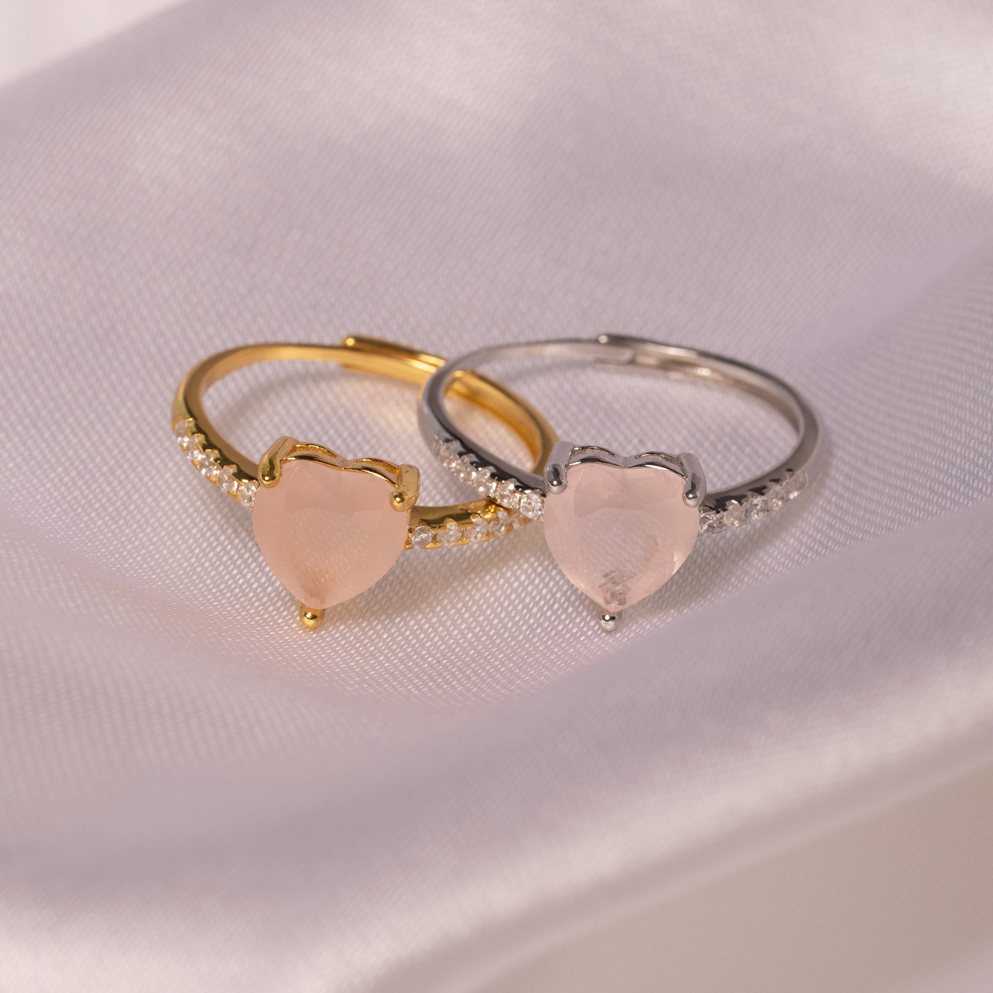 Herzringe mit Edelstein Gold | Ring