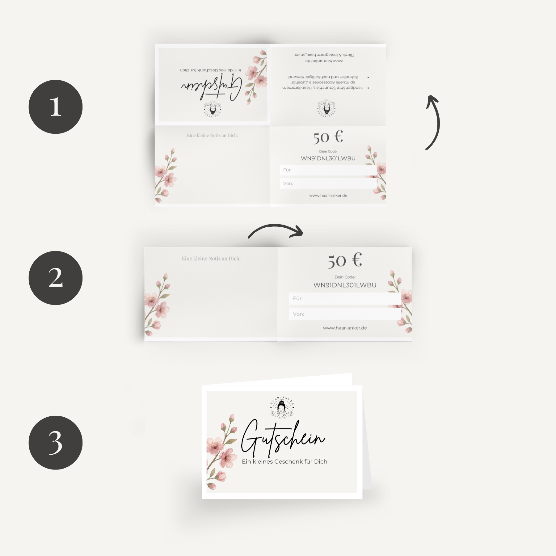 Geschenkgutschein 'Flower'🌷