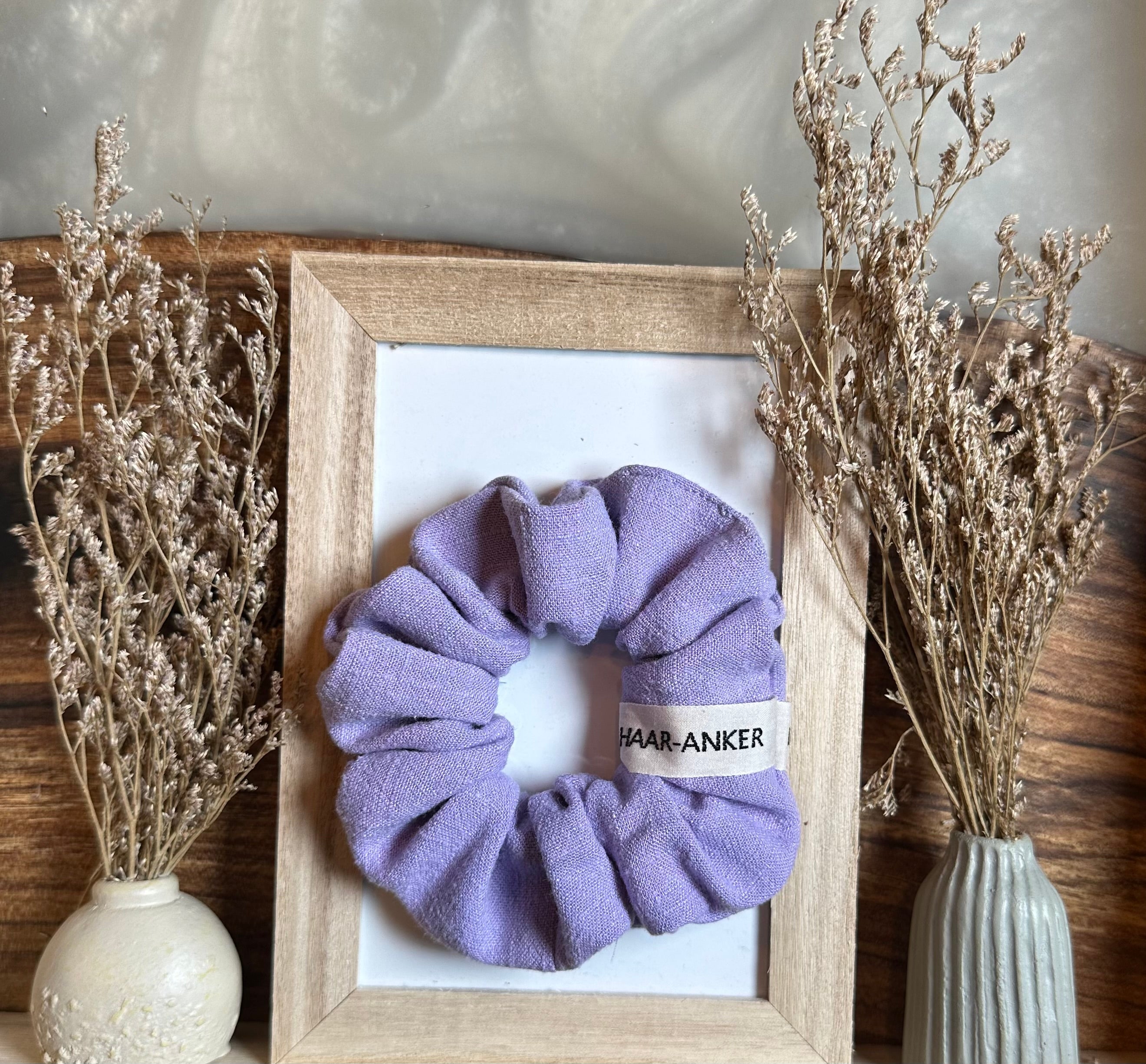 Viskose-Leinen | Scrunchie // HAAR-ANKER
