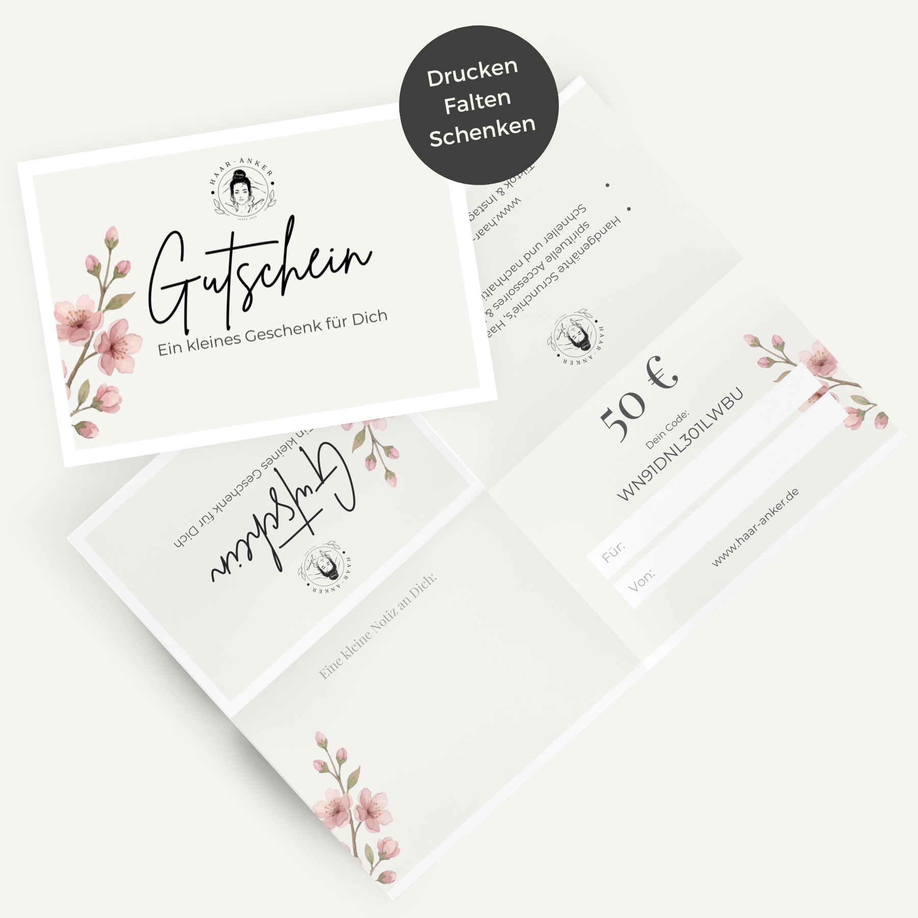 Geschenkgutschein 'Flower'🌷
