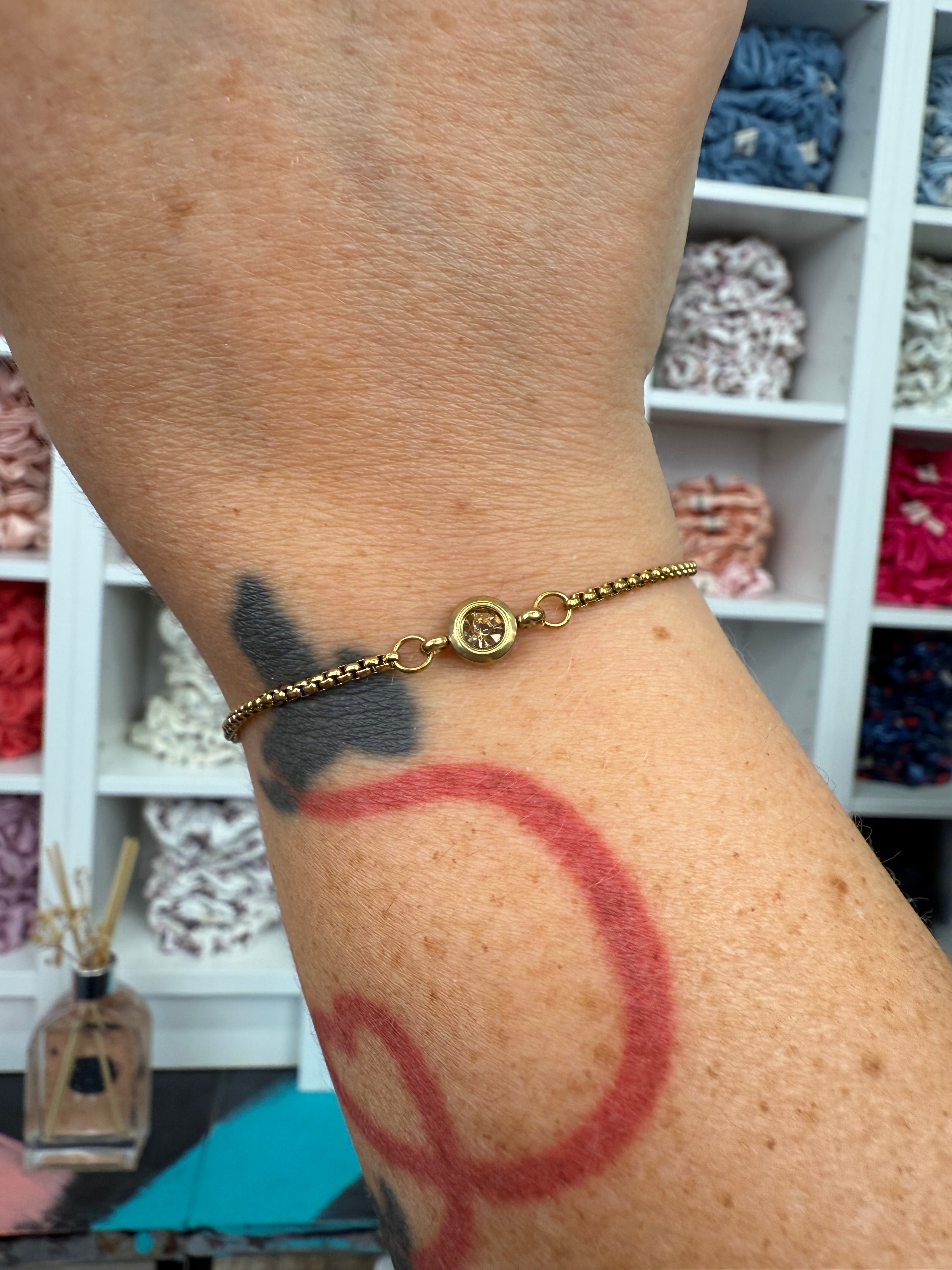 Armband mit Geburtsstein Gold | Armband