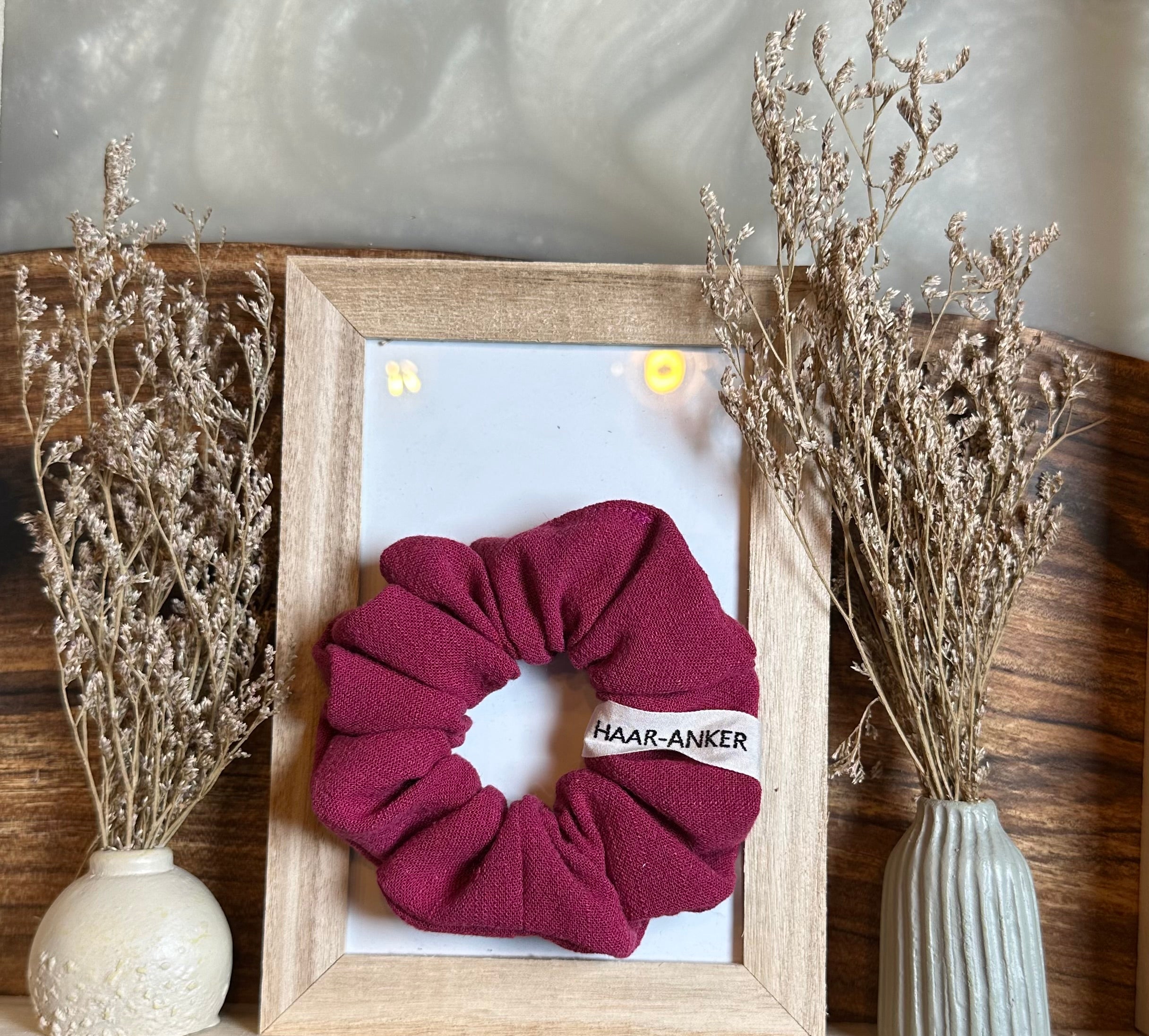 Viskose-Leinen | Scrunchie // HAAR-ANKER