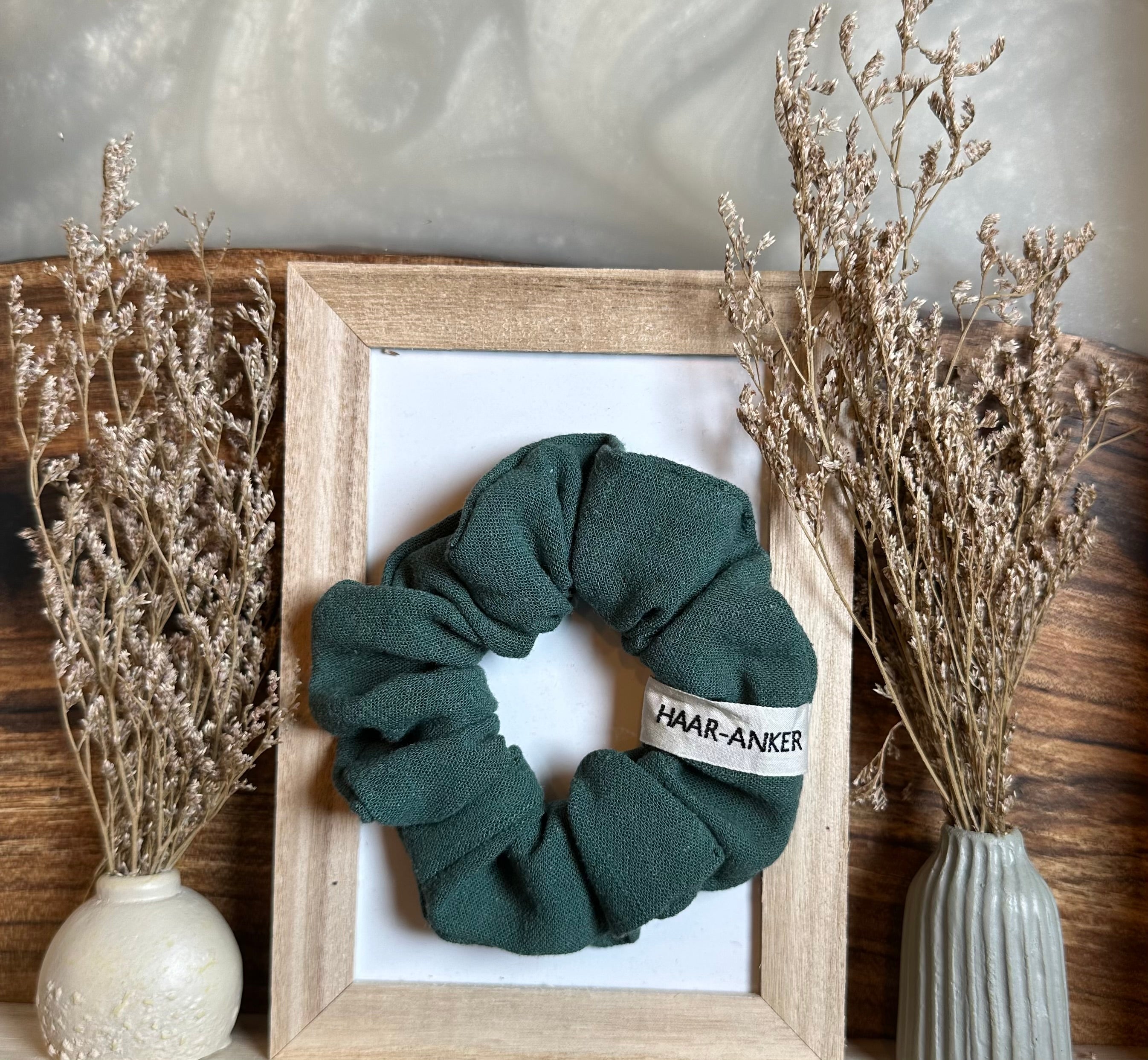 Viskose-Leinen | Scrunchie // HAAR-ANKER