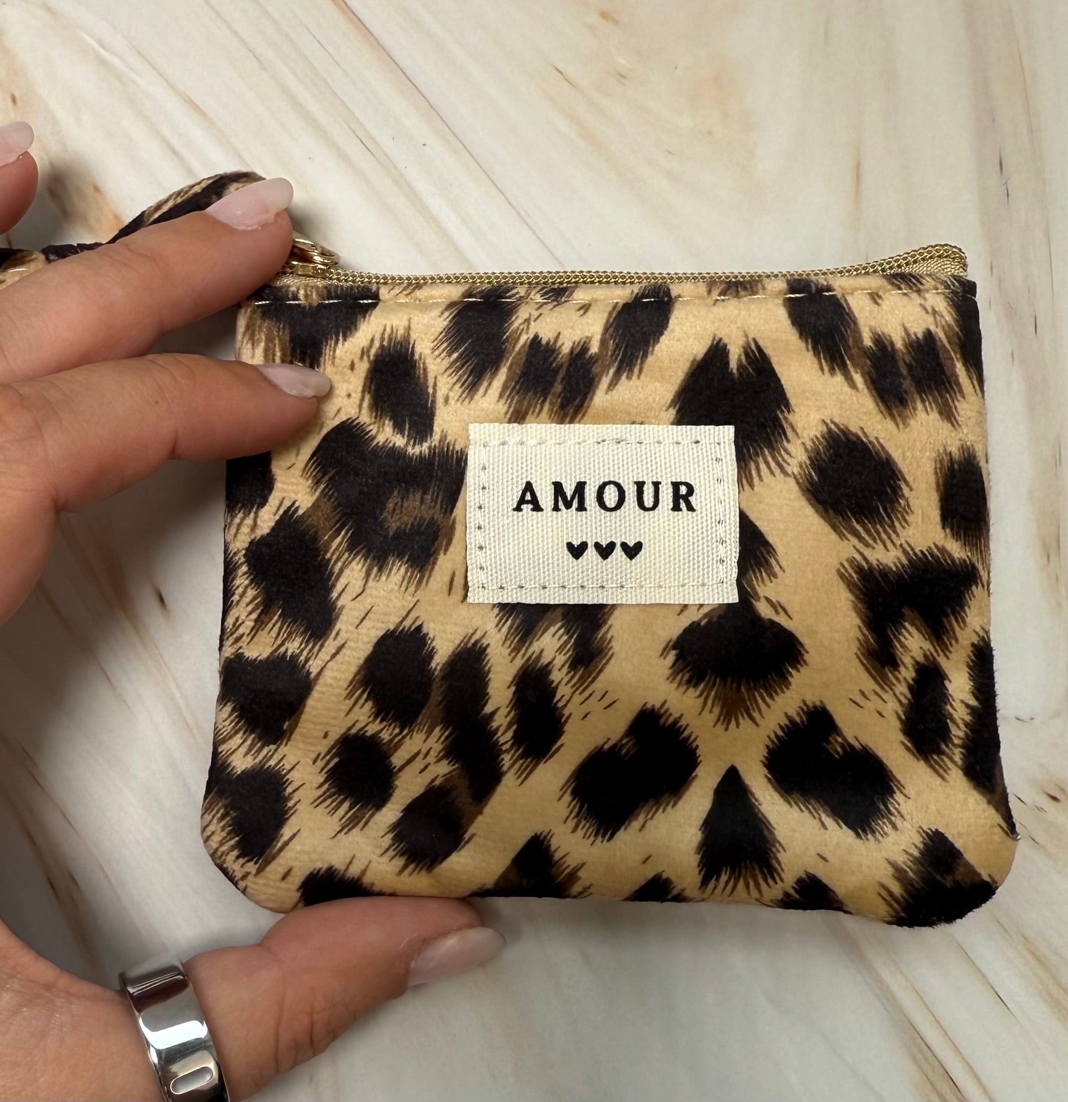 Kleine Kramtasche 'Leo' Beige | Tasche