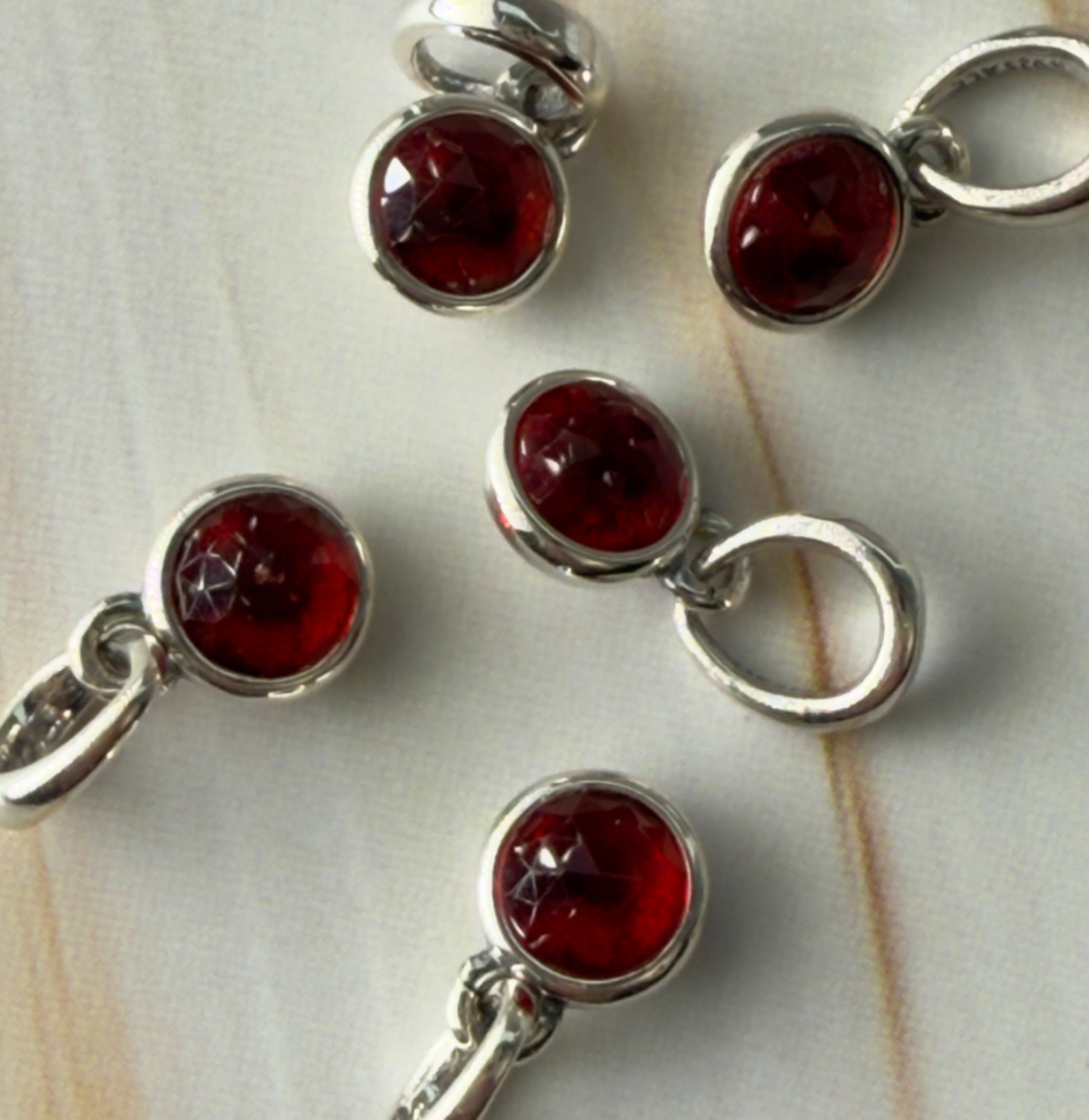 Geburtssteine 925er Sterling Silber | Charms