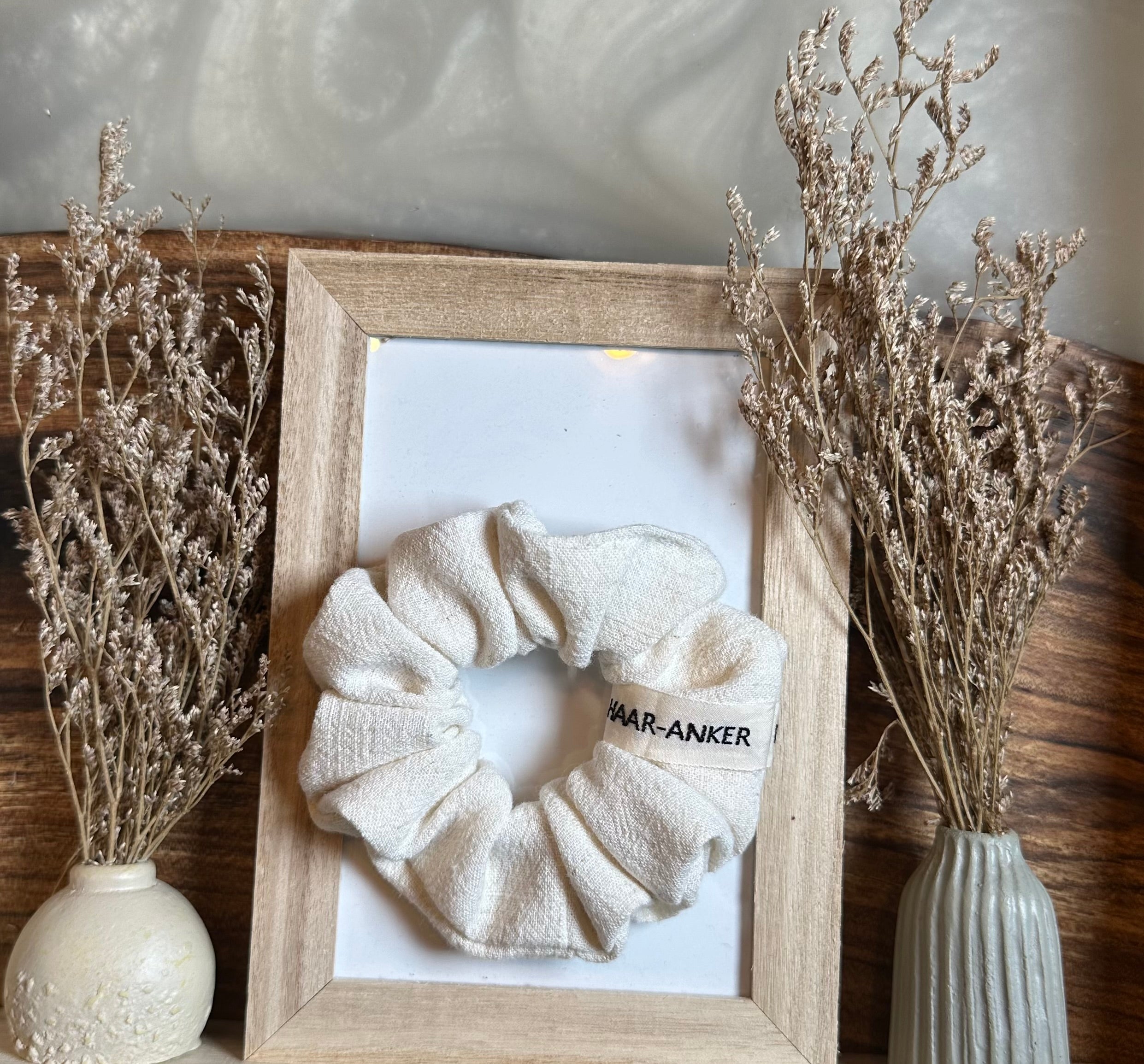 Viskose-Leinen | Scrunchie // HAAR-ANKER