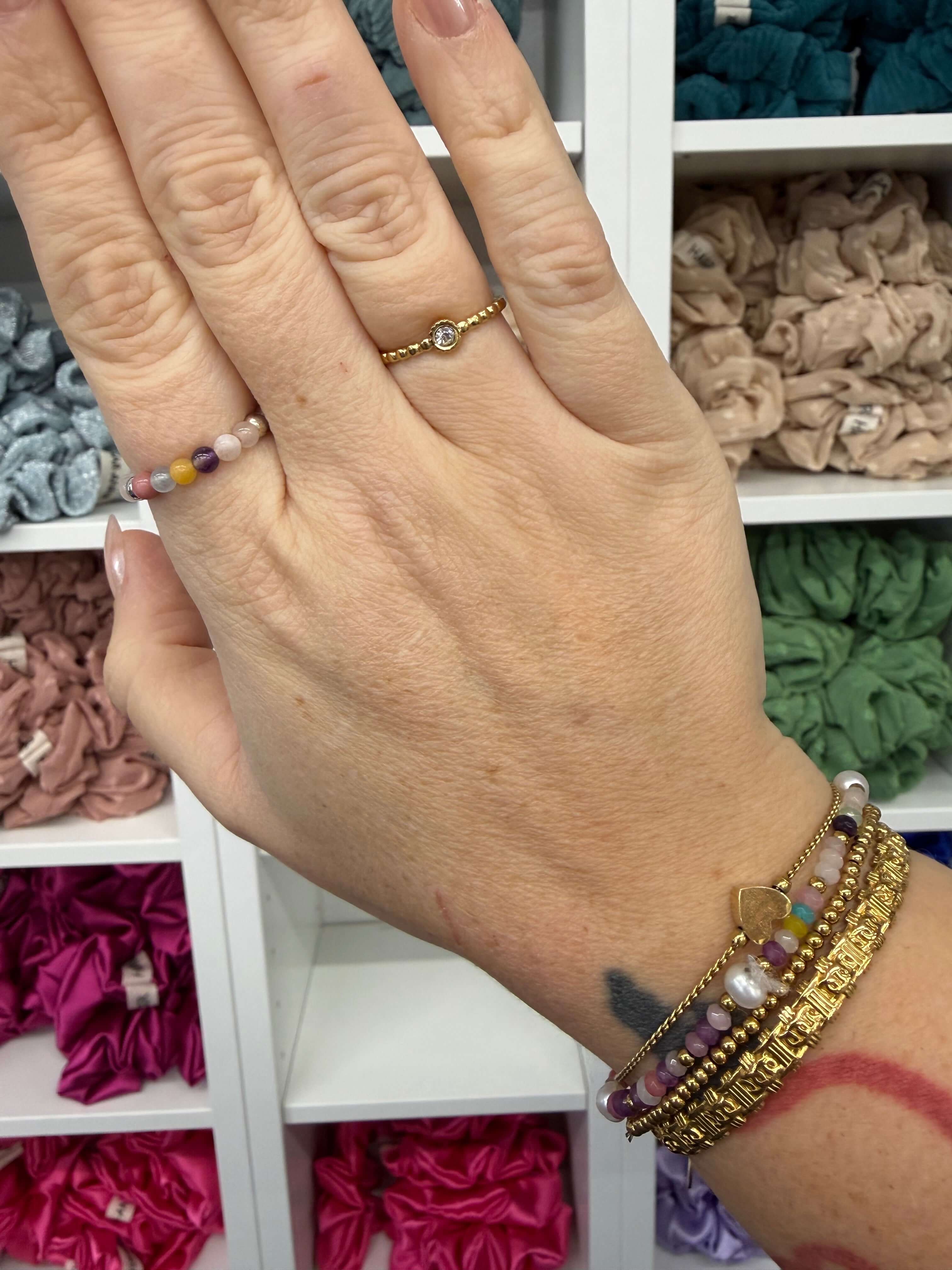 Ring mit Stein | Ring / HAAR-ANKER