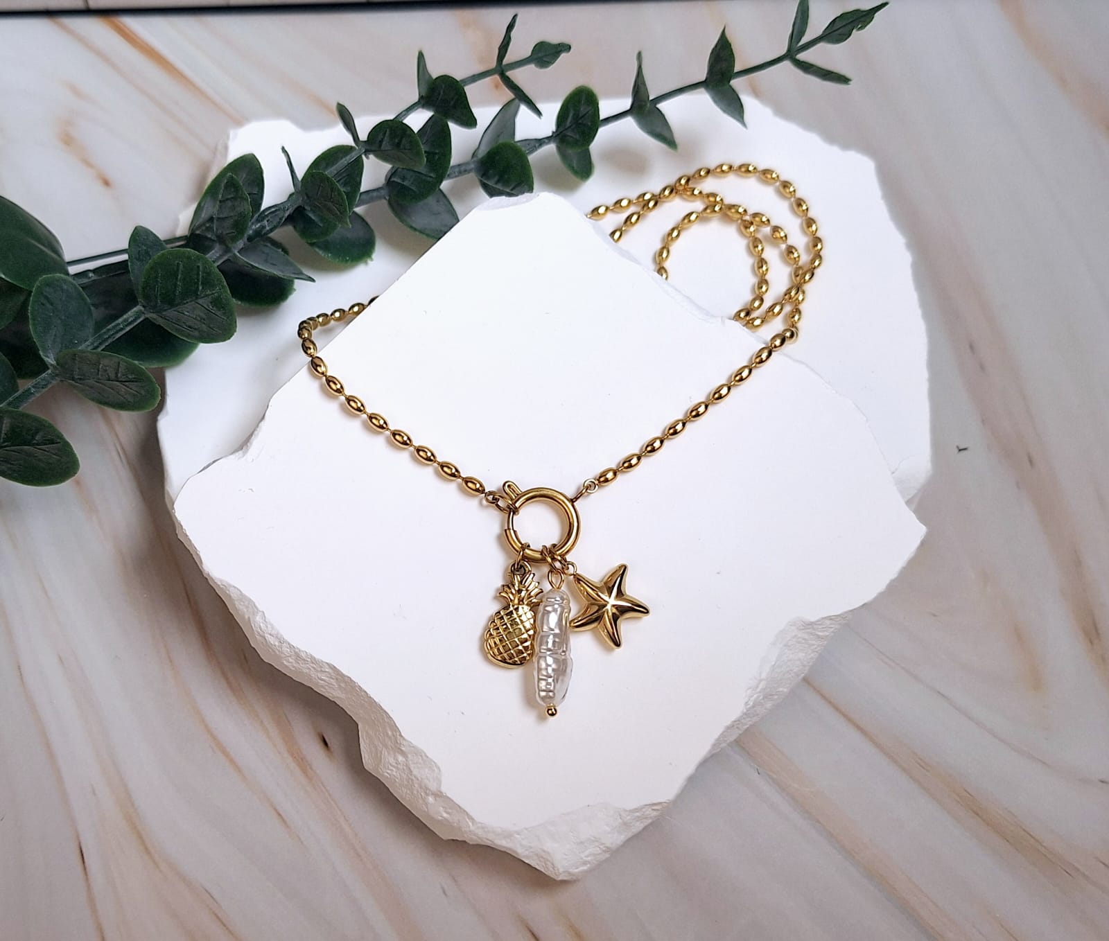 Charmkette Gold | Halskette