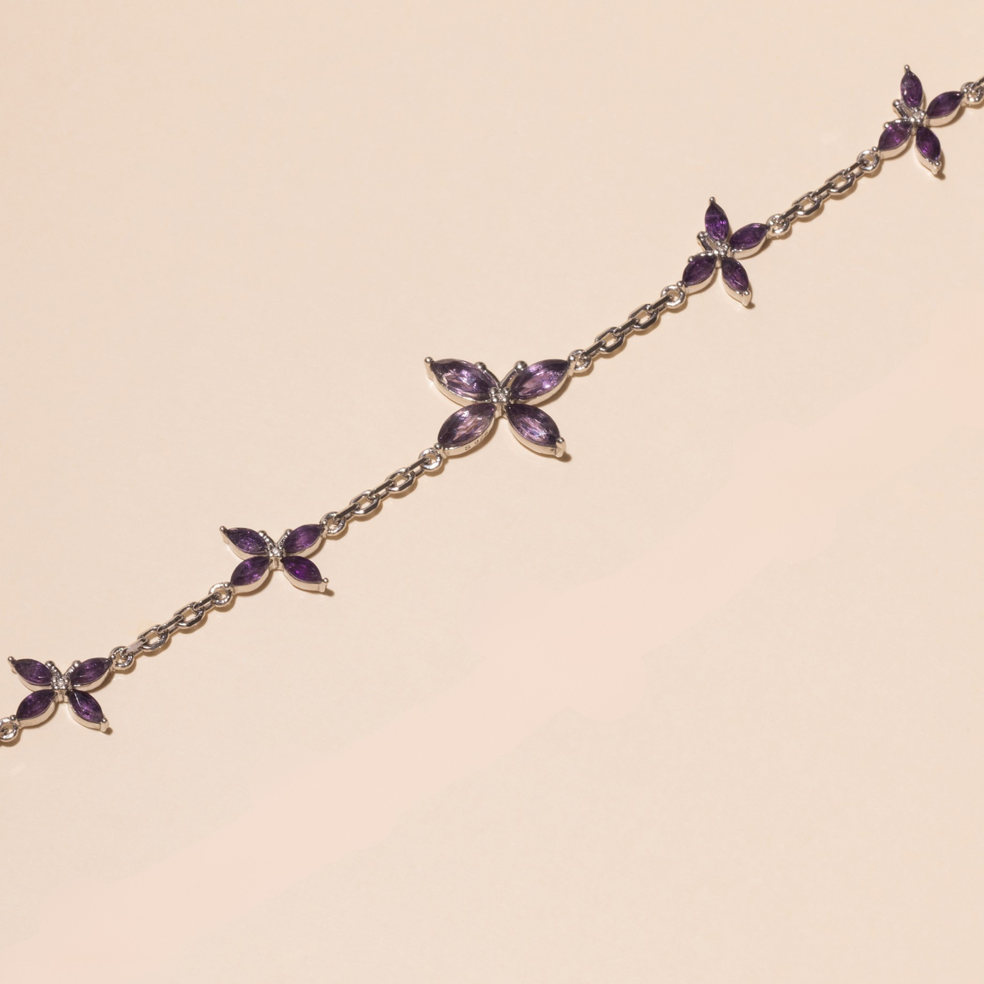 Armband 'Schmetterling mit Edelstein' – Silber | Armband