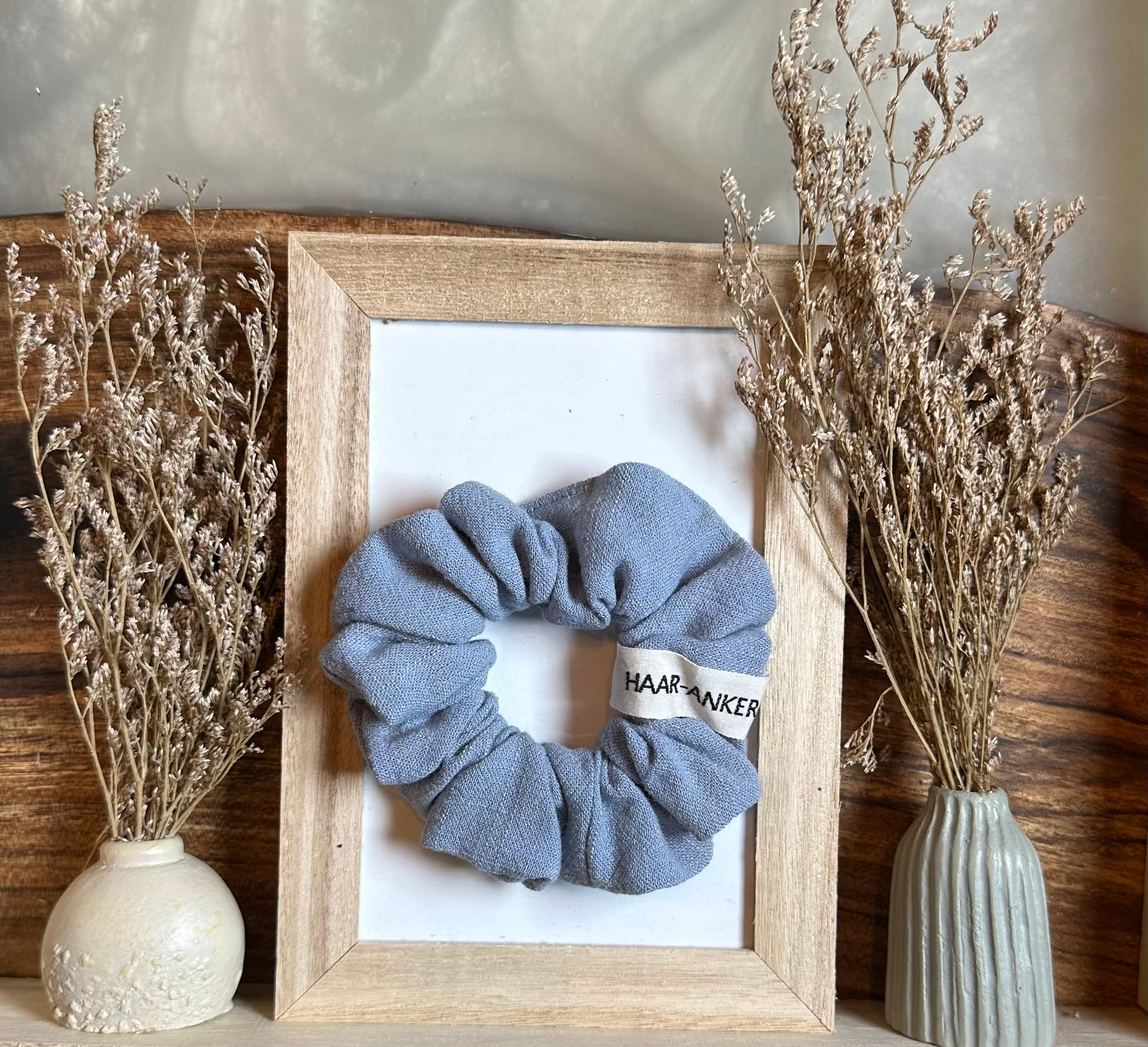 Viskose-Leinen | Scrunchie // HAAR-ANKER