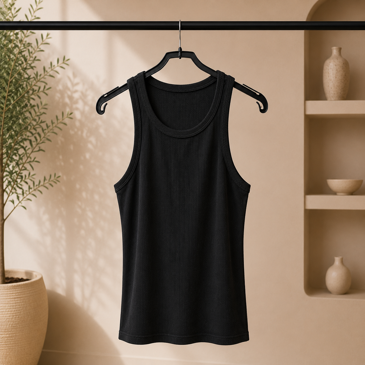 Basic-Top Ripp verschied. Farben | Shirt