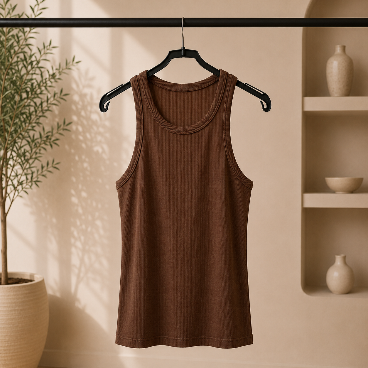 Basic-Top Ripp verschied. Farben | Shirt