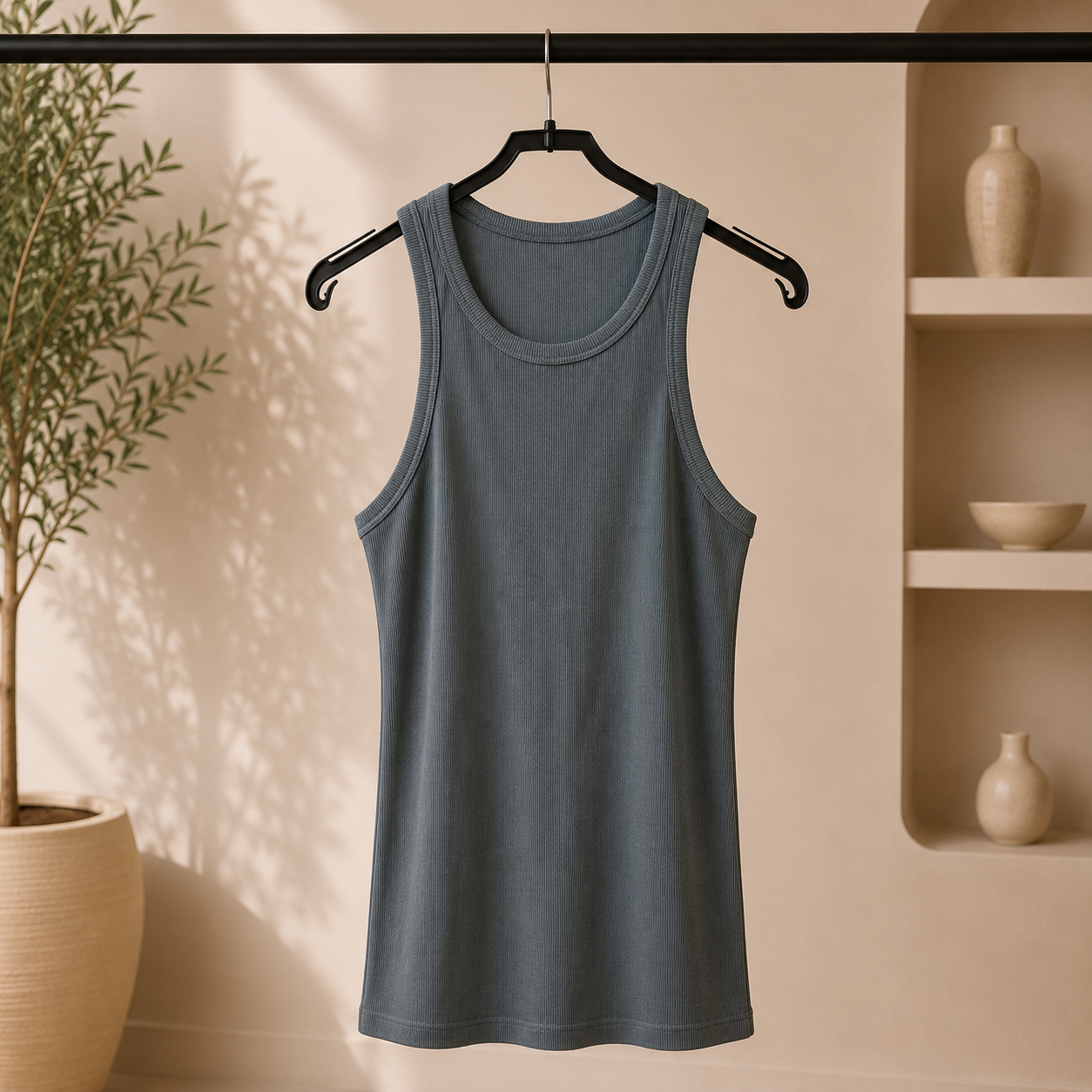 Basic-Top Ripp verschied. Farben | Shirt