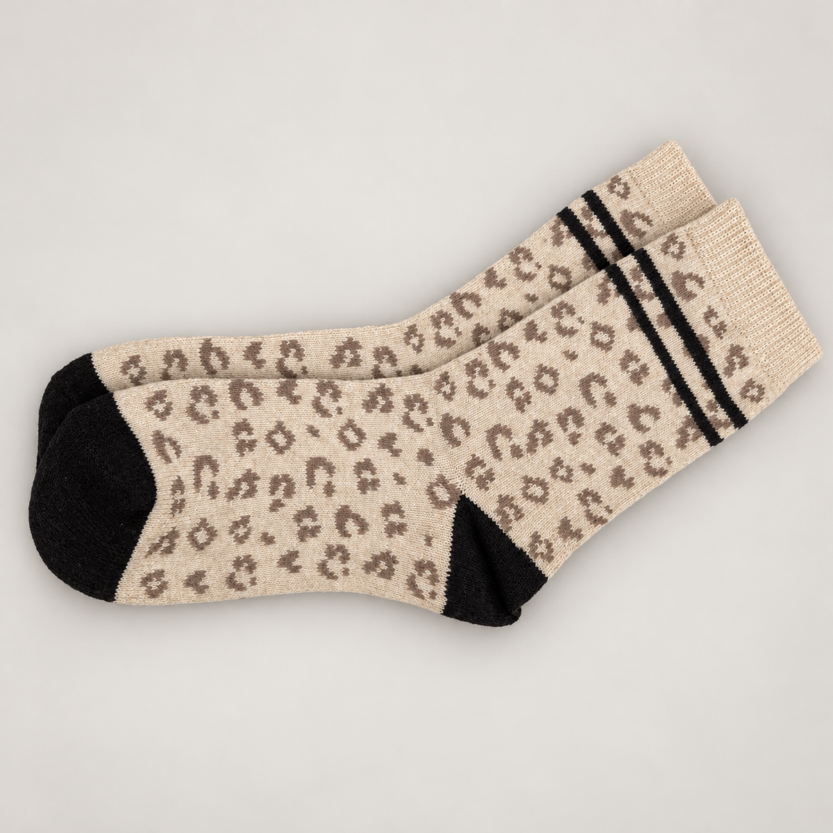 Leo-Socken Lang mit Doppelstreifen | Socken