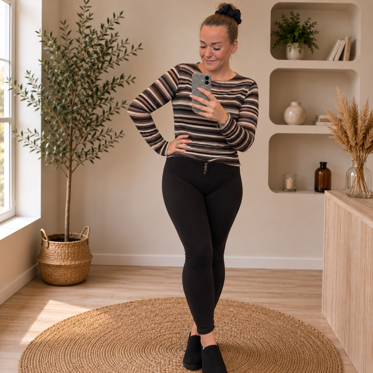 Stripes Kaschmir Langarmshirt | Shirt