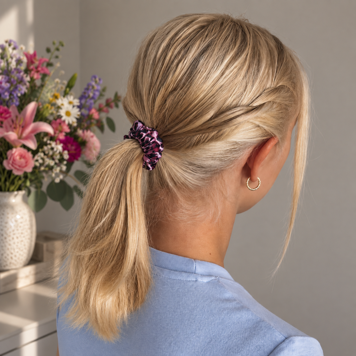 3er Set 'Leo-Bunt' | Scrunchie-Minis - HAAR-ANKER