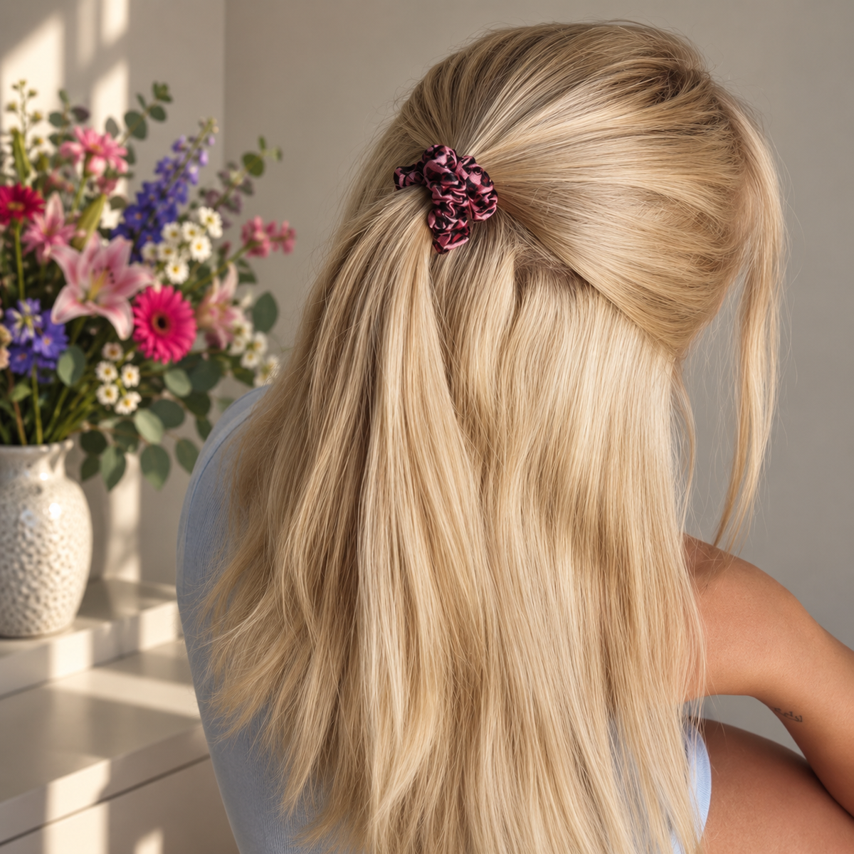3er Set 'Leo-Bunt' | Scrunchie-Minis - HAAR-ANKER