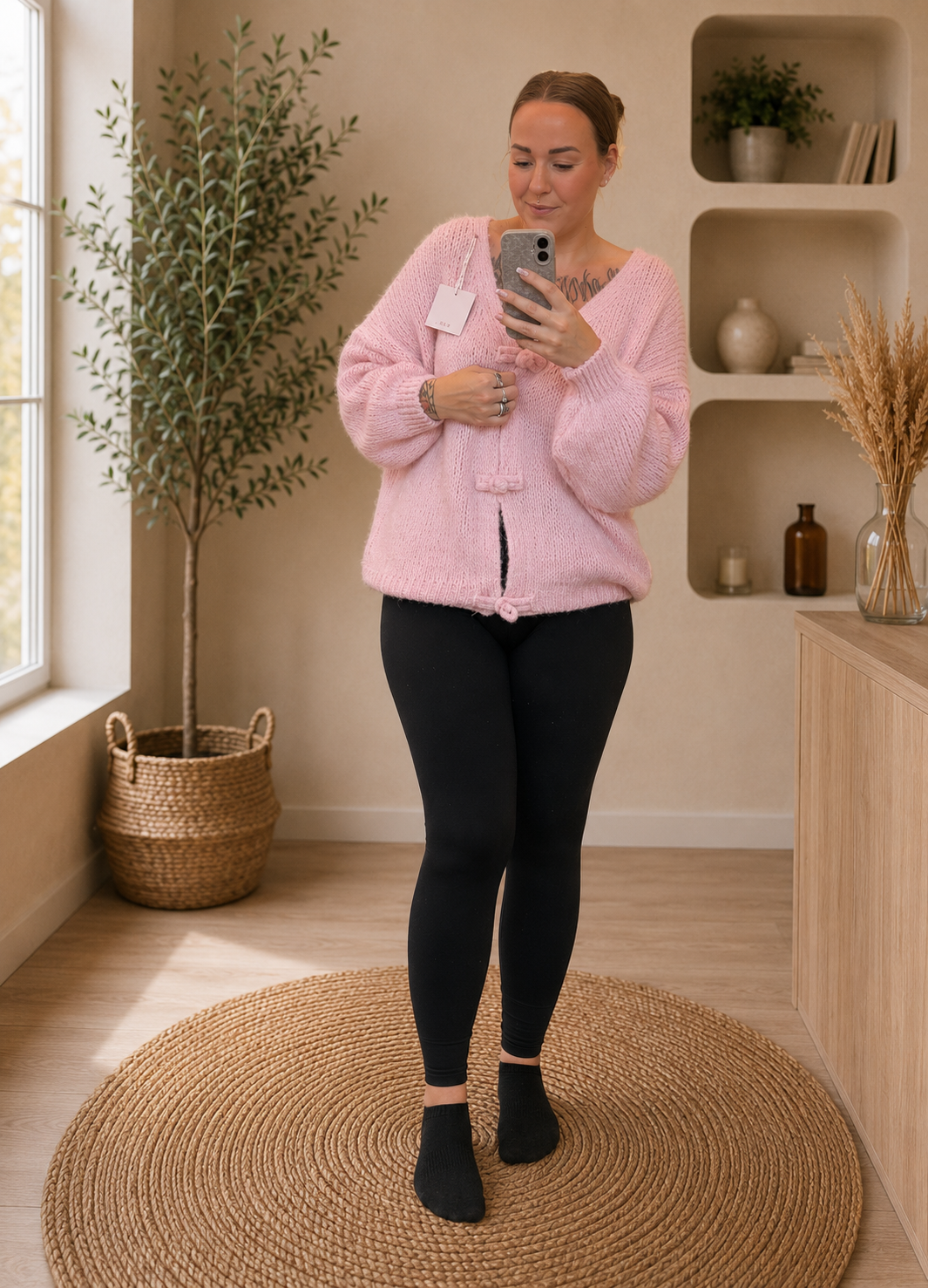 Schleifen-Jacke verschied. Farben | Cardigan
