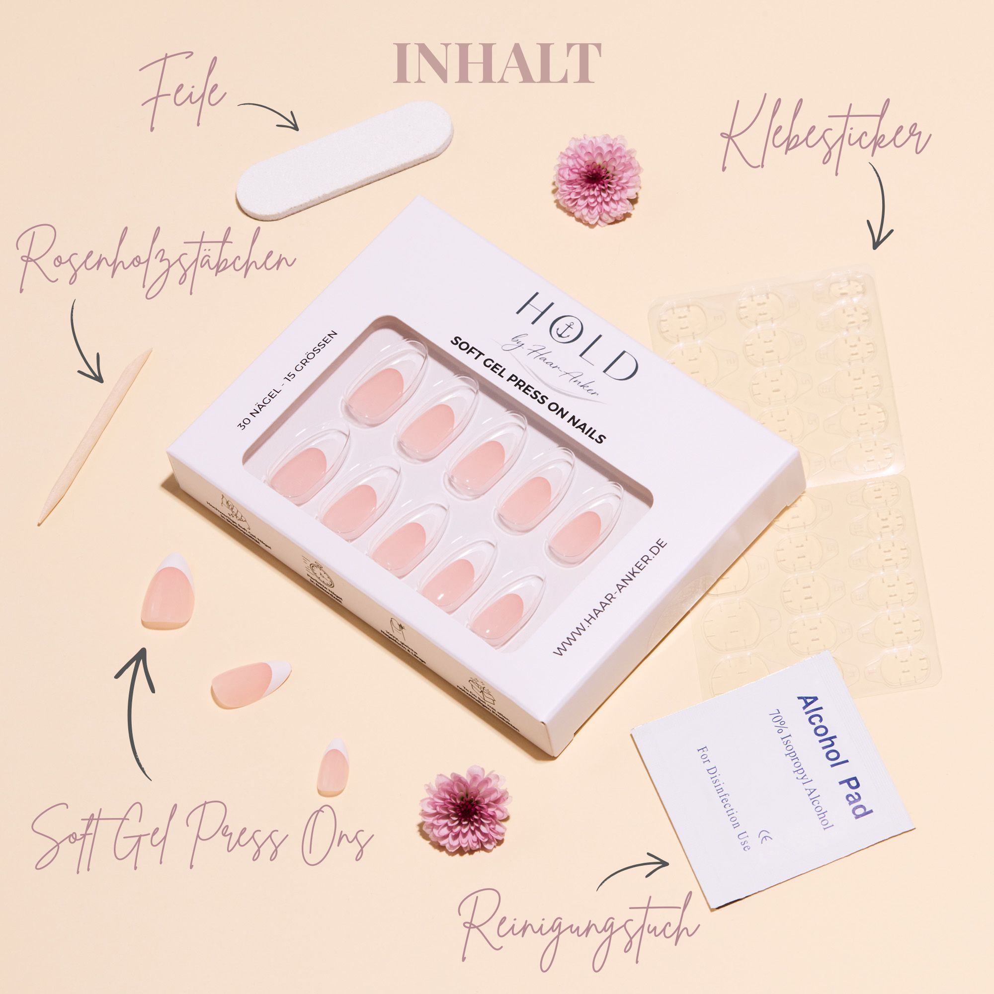 'Clean Girl' Soft Gel Press Ons | Short Almond