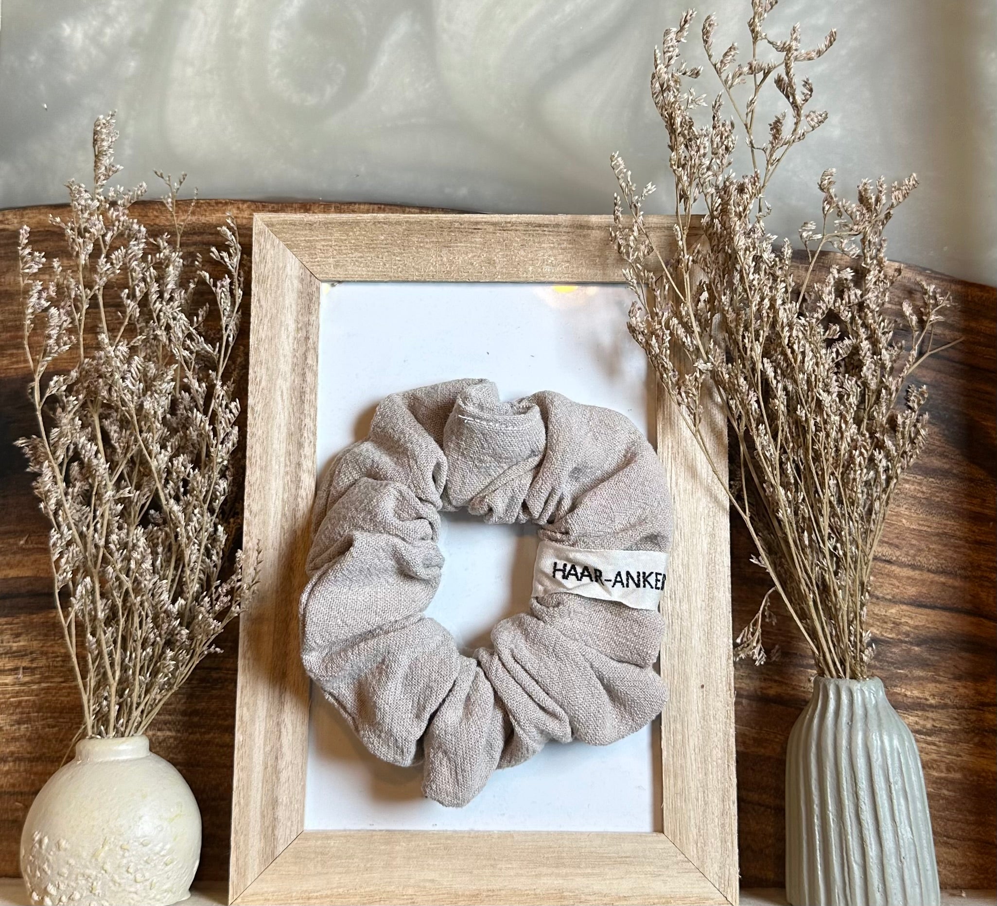 Viskose-Leinen | Scrunchie // HAAR-ANKER