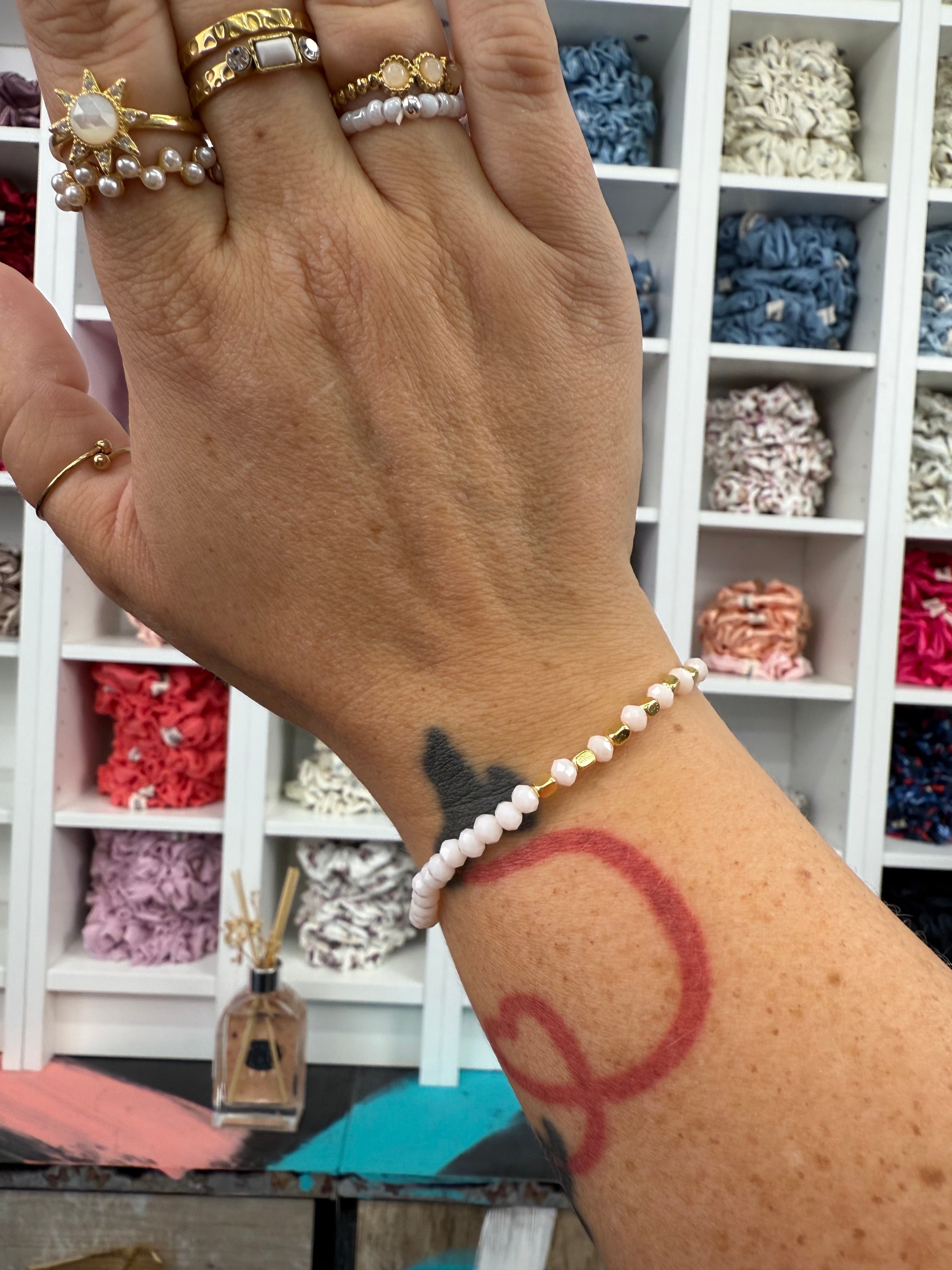 Facettierte Armbänder verschied. Farben | Armband