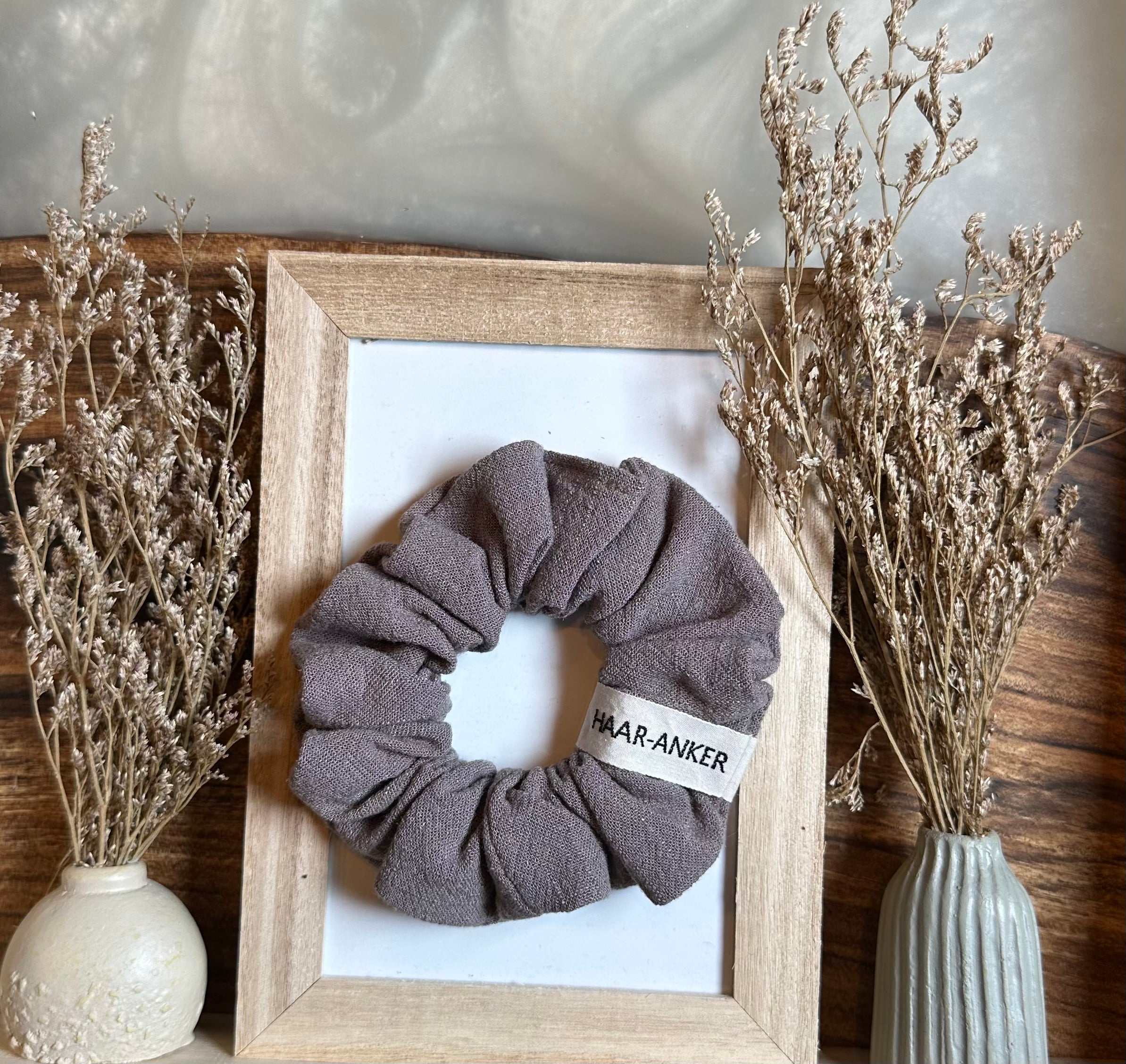Viskose-Leinen | Scrunchie // HAAR-ANKER