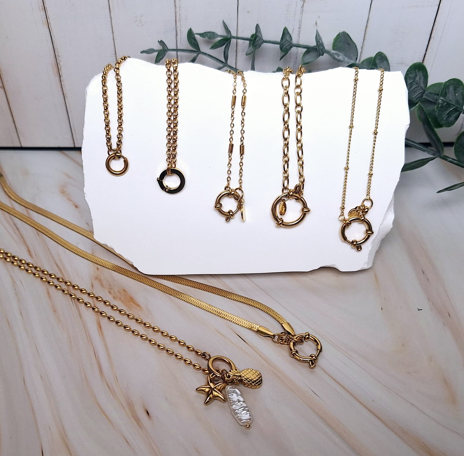 Charmkette Gold | Halskette